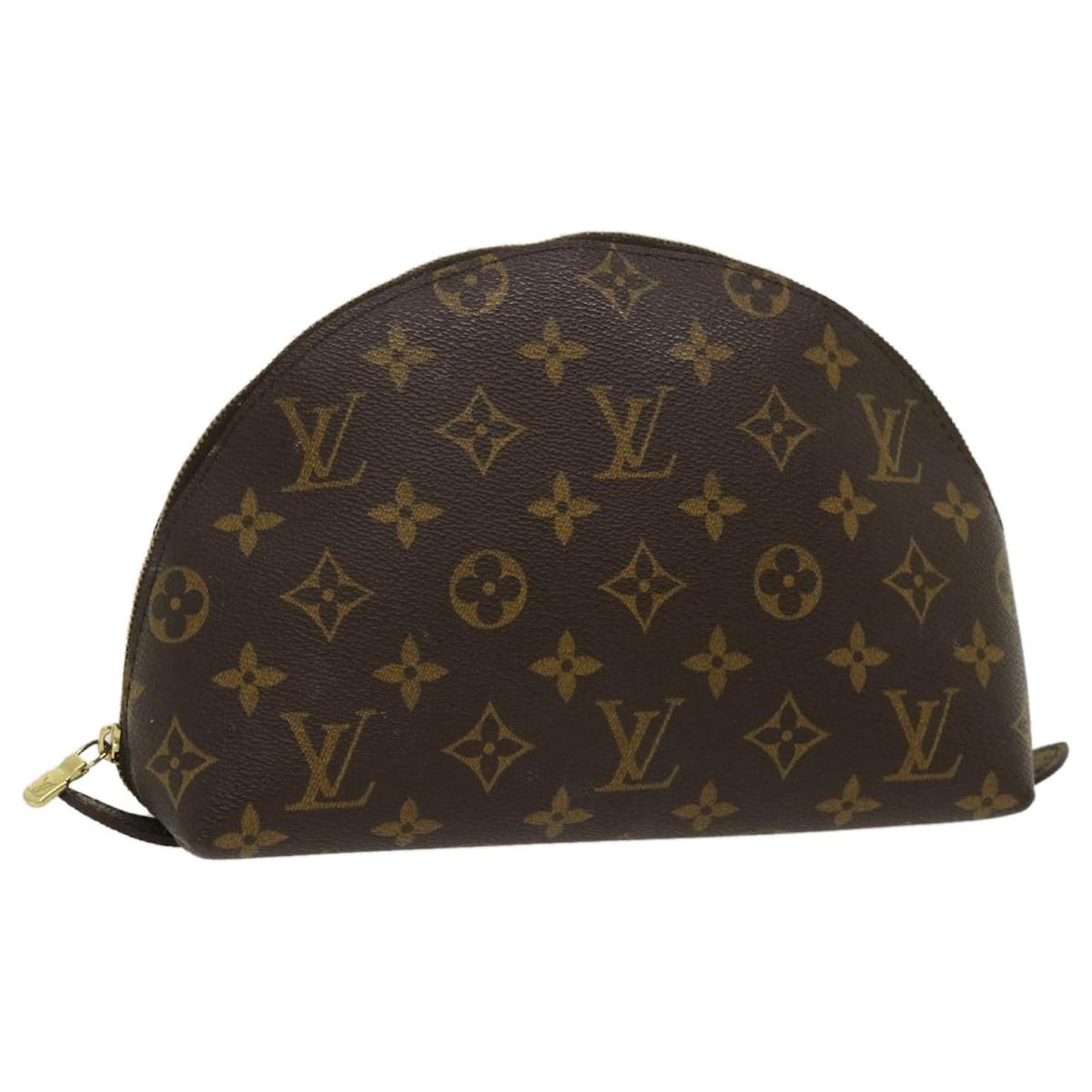 Louis Vuitton Trousse Demi Ronde Monogram Canvas Cosmetic Bag