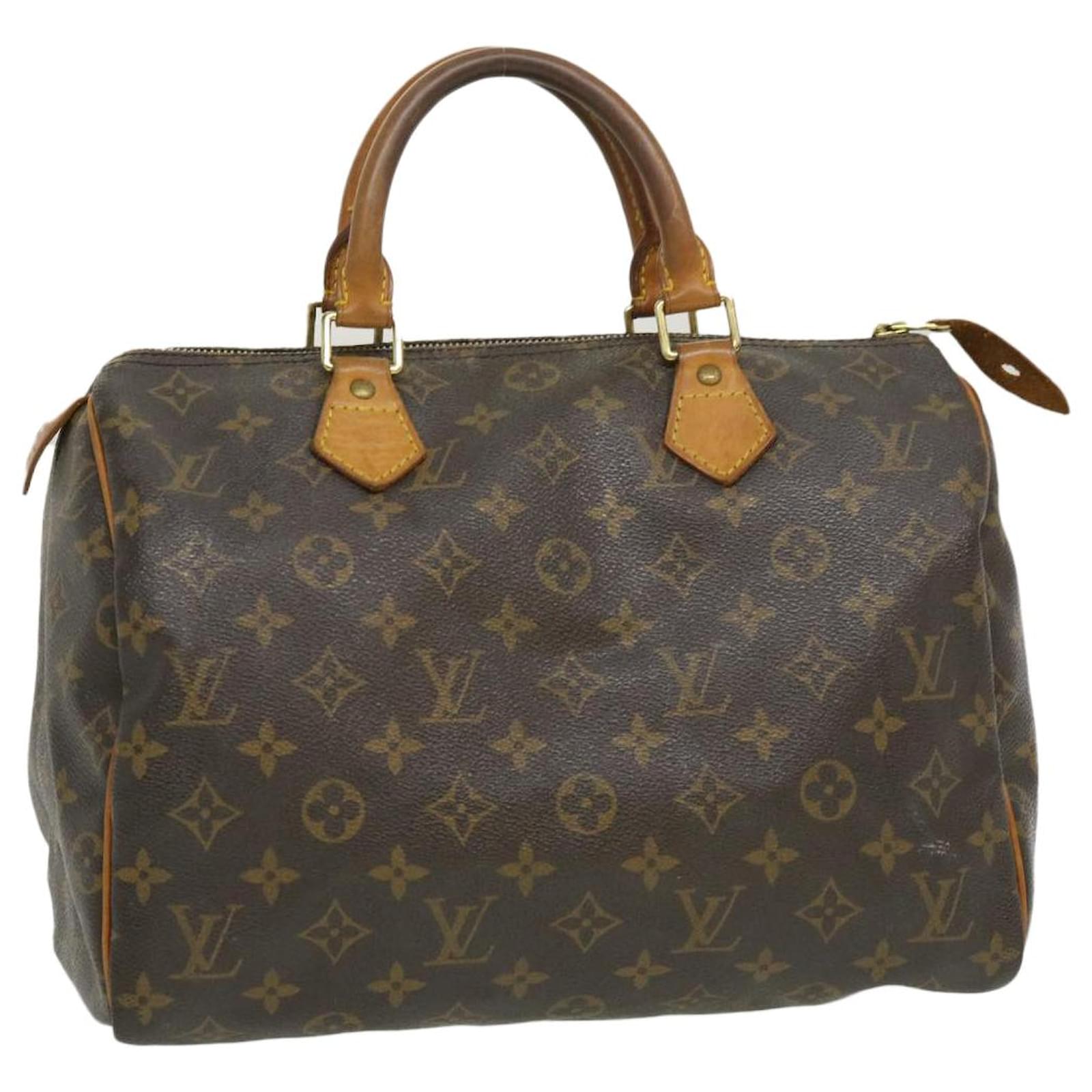 Louis Vuitton Monogram Speedy 30 Hand Bag M41526 LV Auth ds534 Cloth  ref.600599 - Joli Closet