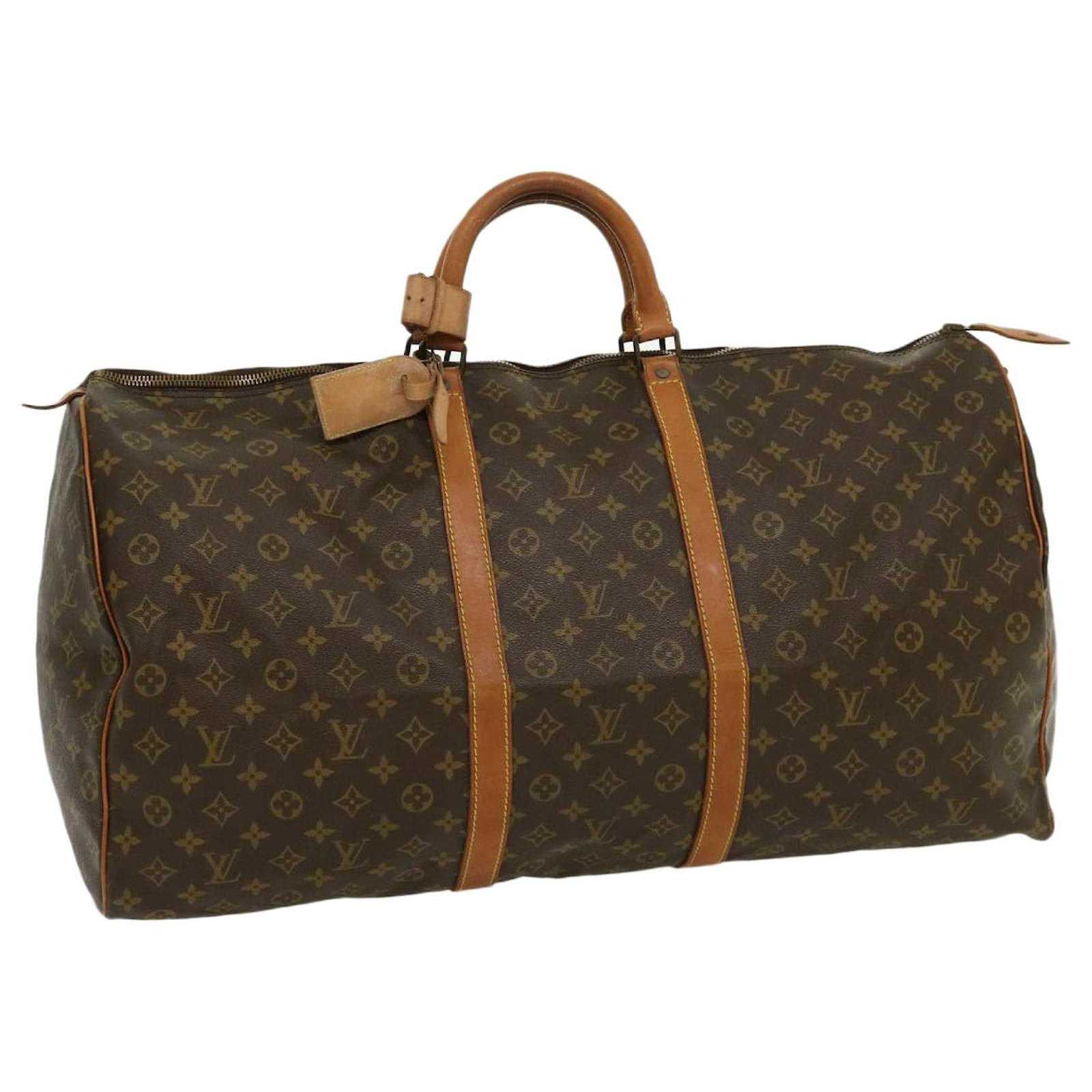 Louis Vuitton Monogram Keepall 60 Boston Bag Vintage M41422 LV Auth th2796  Cloth ref.600735 - Joli Closet