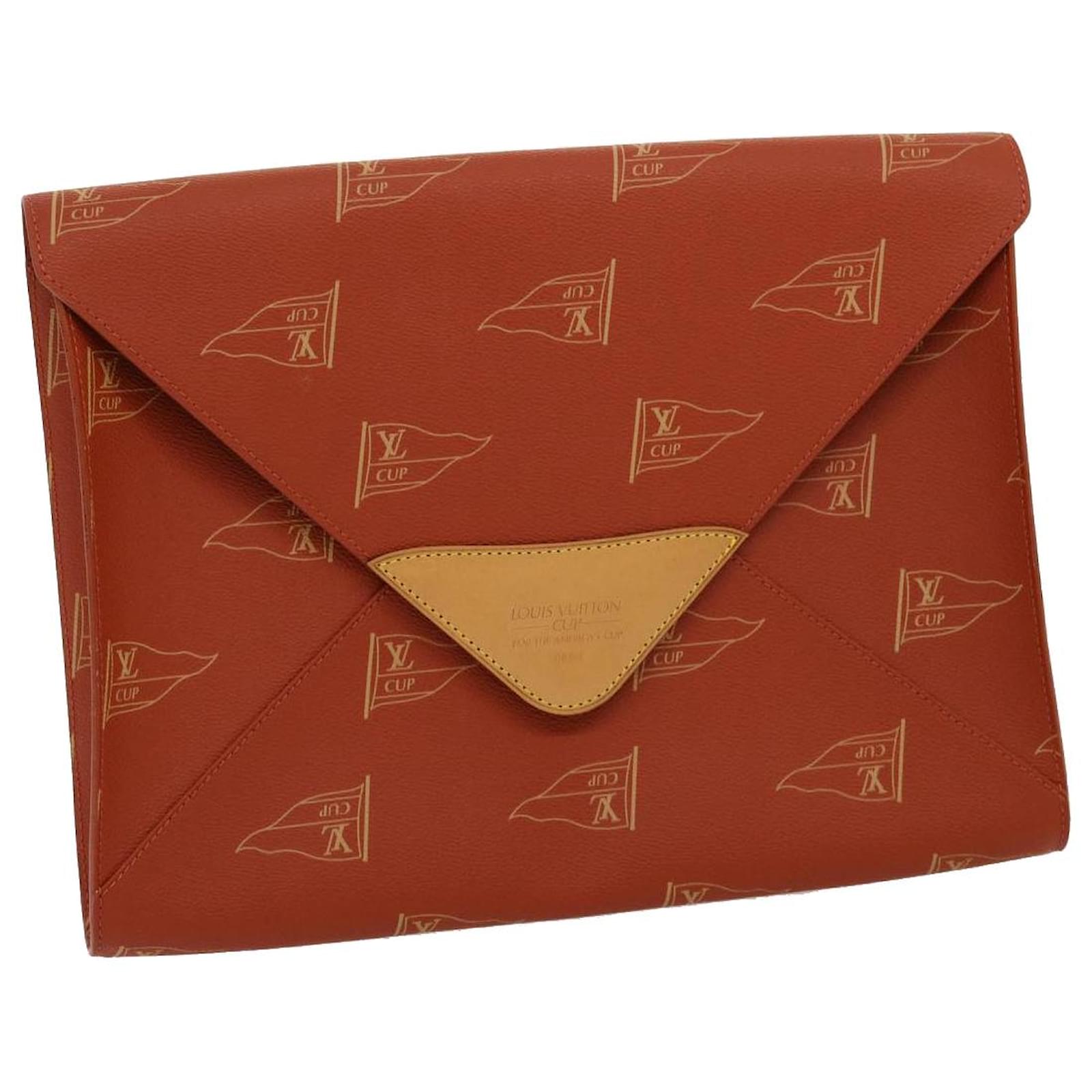 Louis Vuitton, Bags, Red Lv Clutch
