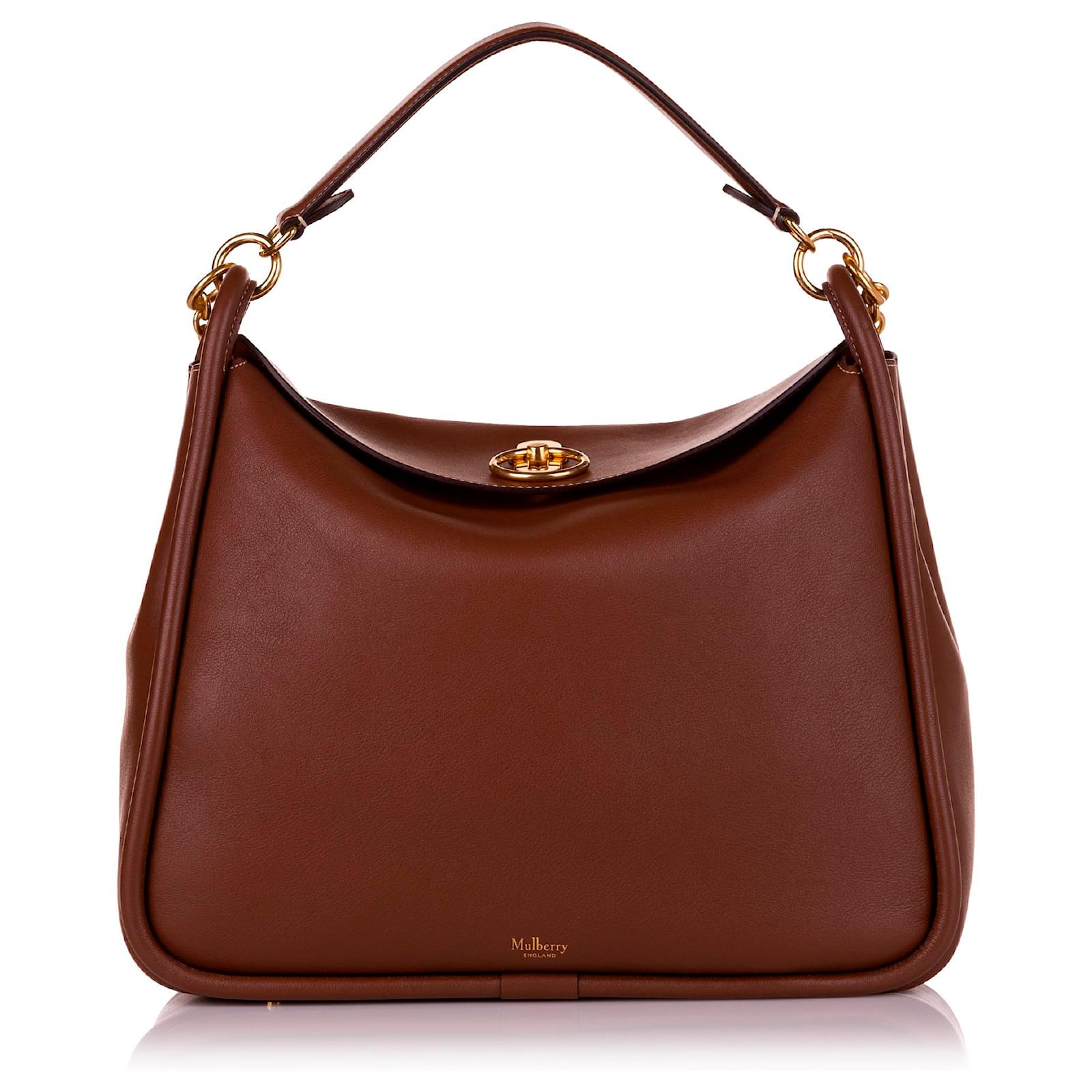 Mulberry Fold Over Leather Satchel Bag