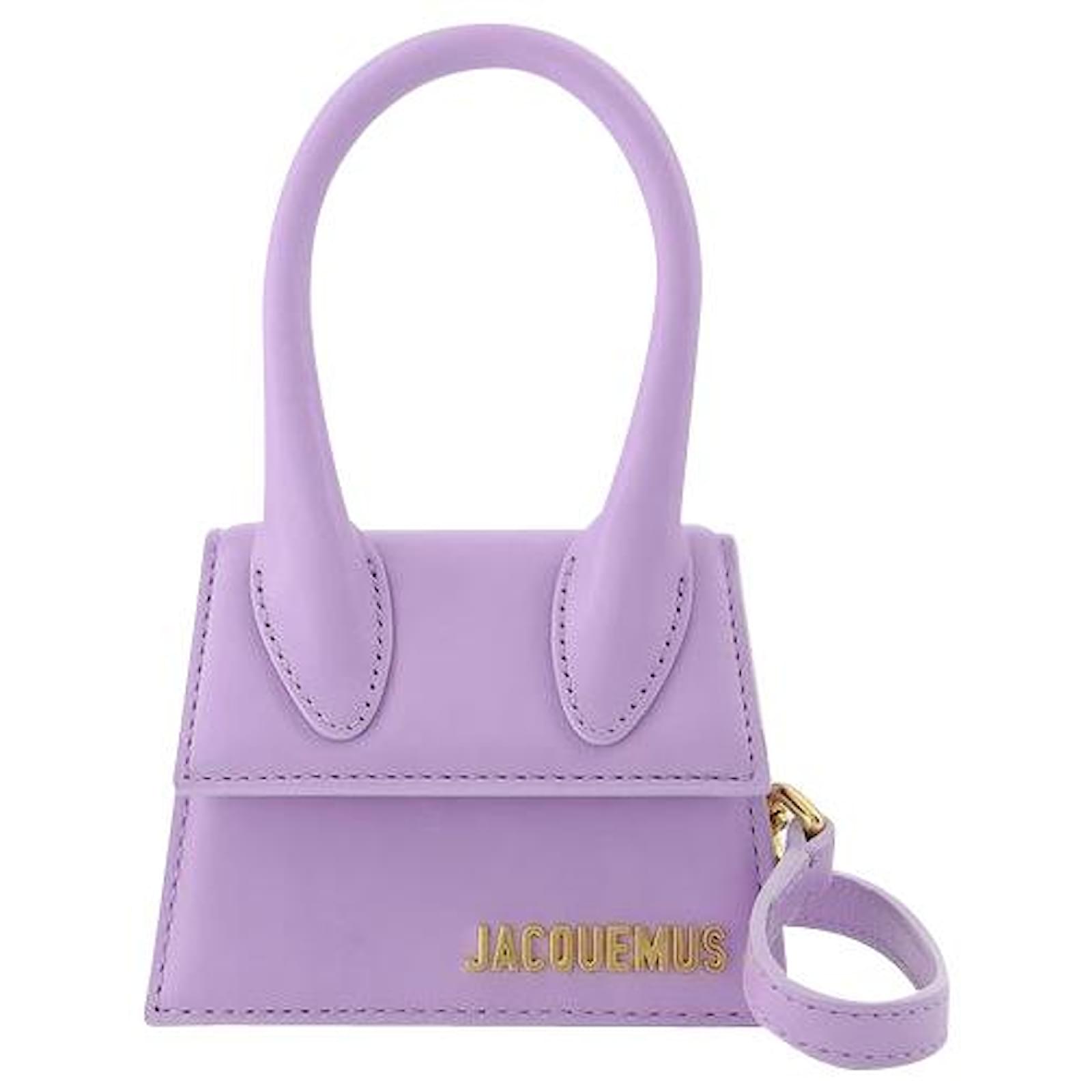 Jacquemus Le Chiquito bag in Purple Leather Pony-style calfskin ref ...