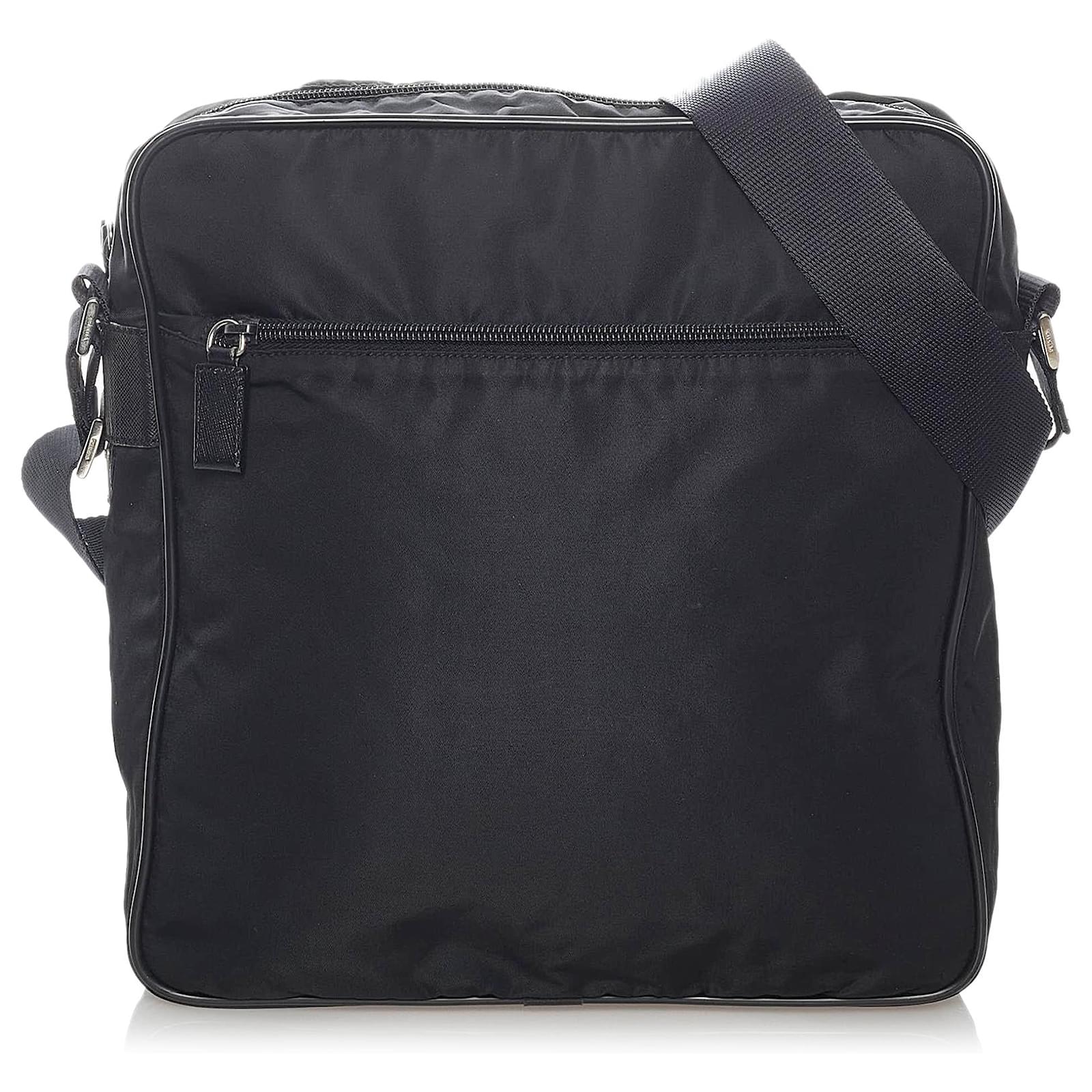 Prada Black Tessuto Crossbody Bag Nylon Cloth ref.603096 Joli Closet