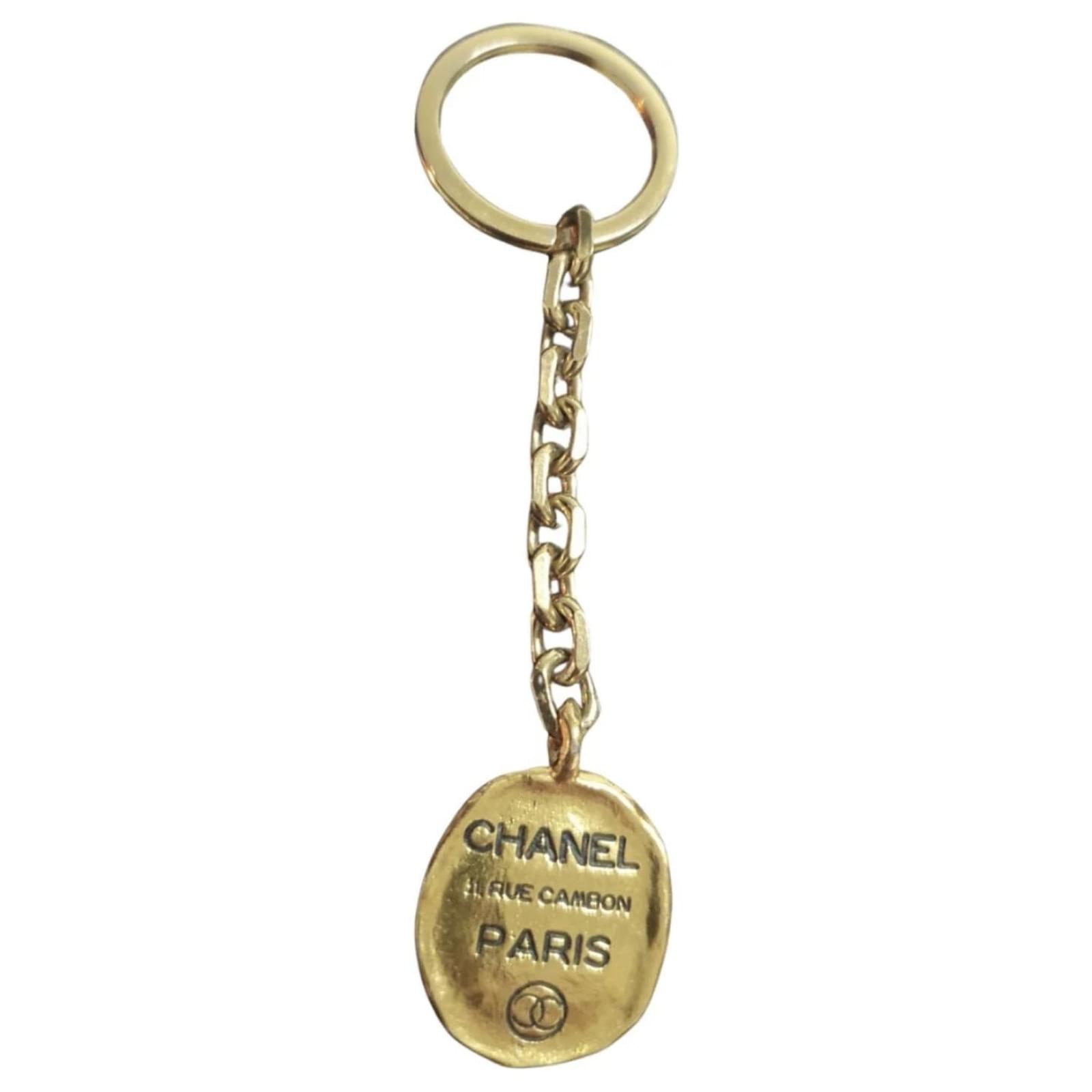Cambon Chanel Bag charms Golden Gold-plated ref.603108 - Joli Closet