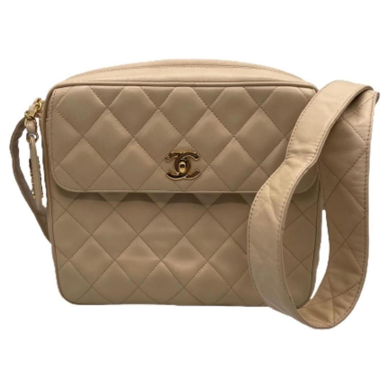 Chanel Womens Shoulder Bags, Beige