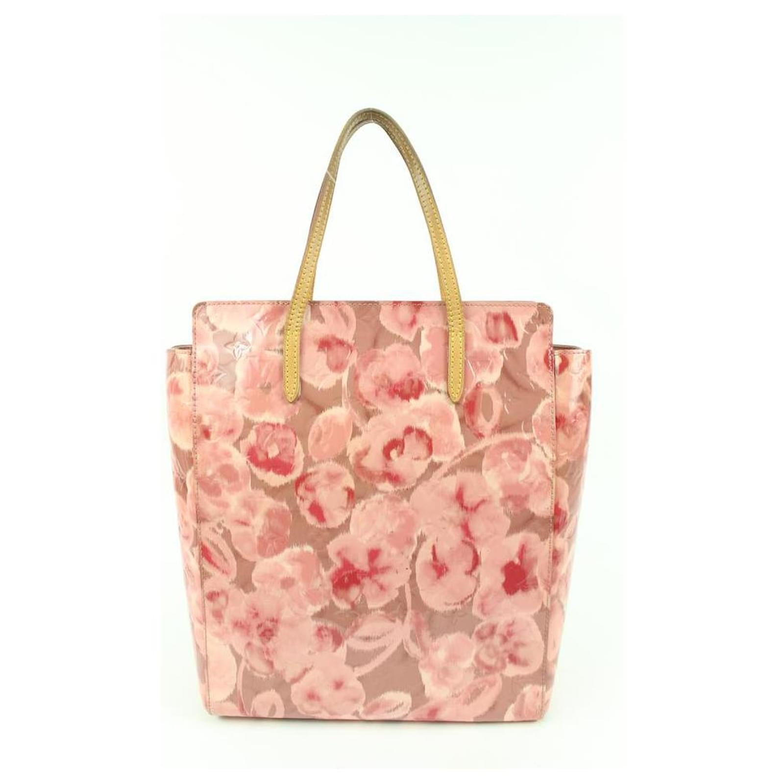 Louis Vuitton Limited Edition Pink Ikat Flower Vernis Leather