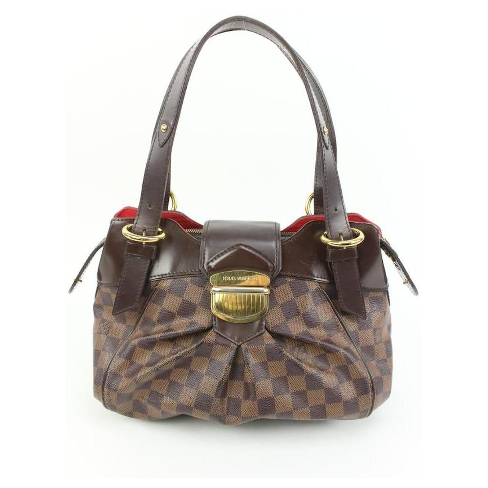 Louis Vuitton Damier Ebene Sistina PM Shoulder Bag Leather ref.603924 -  Joli Closet
