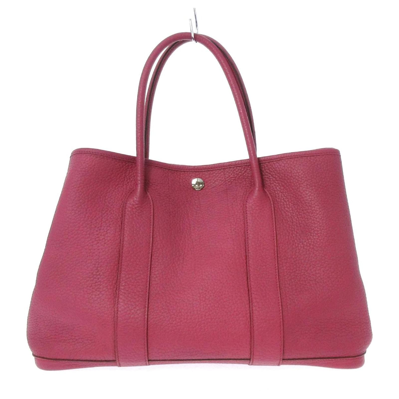 Hermès Garden Party Pink Leather ref.604097 - Joli Closet