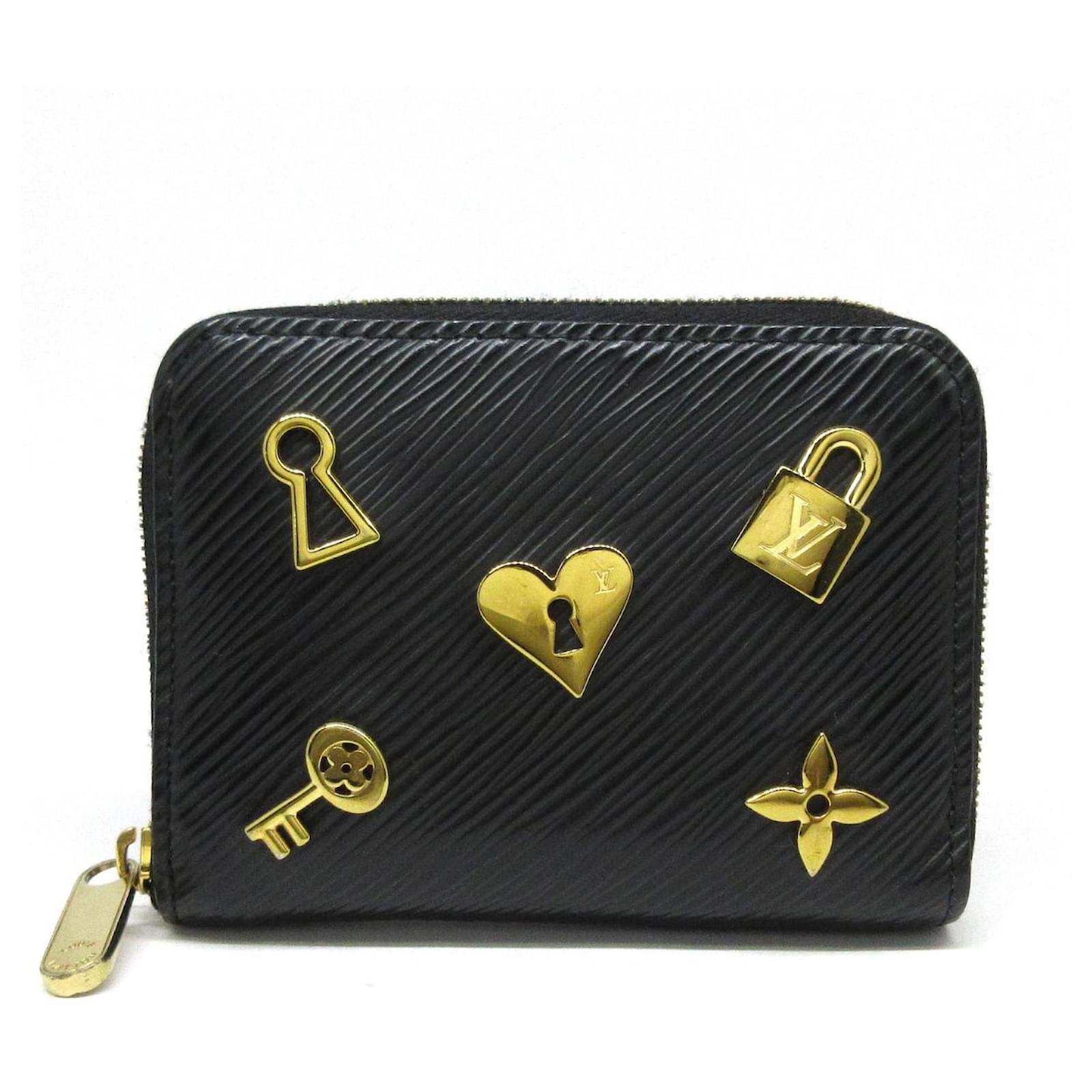 Louis Vuitton Zippy Coin Purse Black Leather ref.604457 - Joli Closet