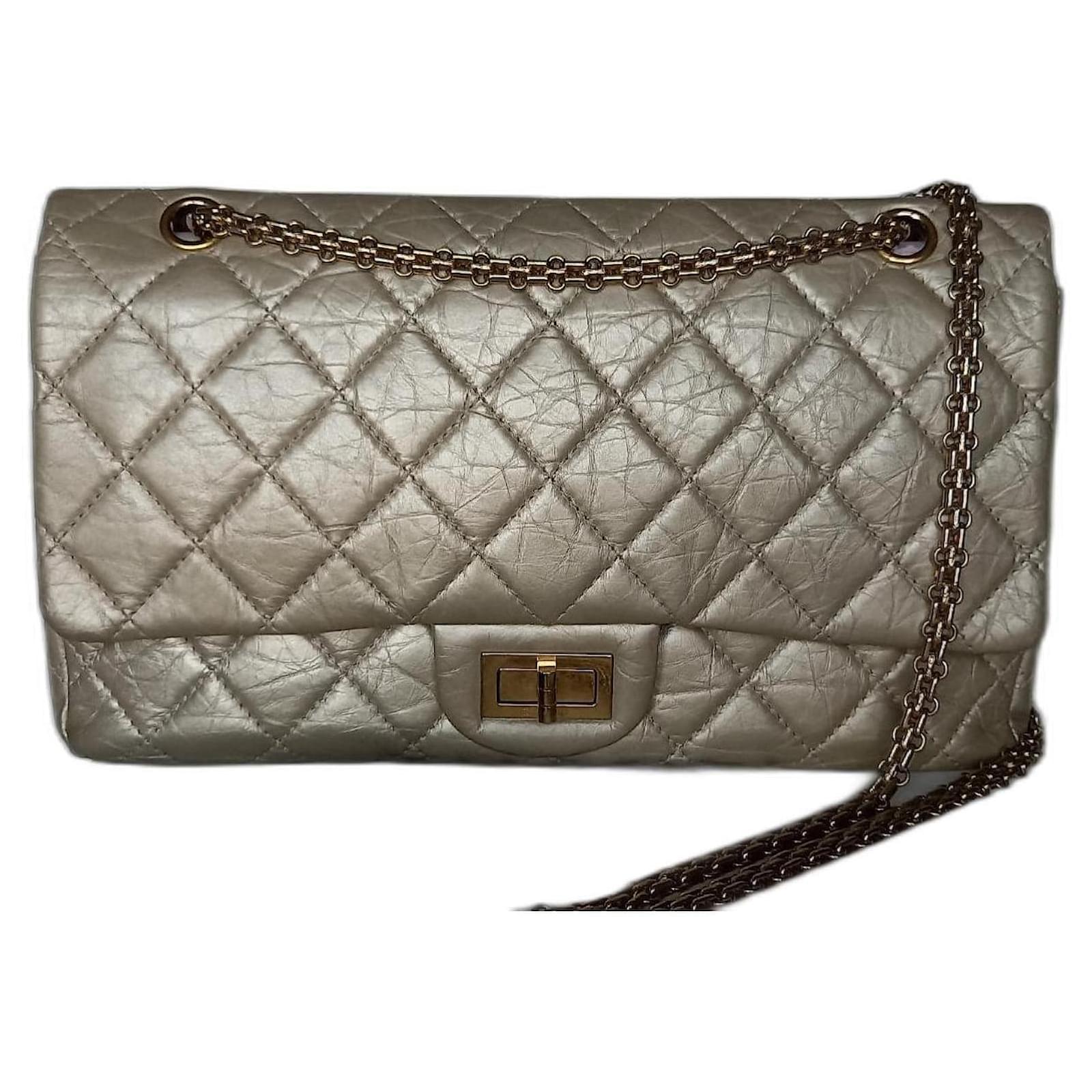 Chanel Aged Calfskin Quilted 2.55 Reissue Black Anniversary Edition 2005 Maxi Flap