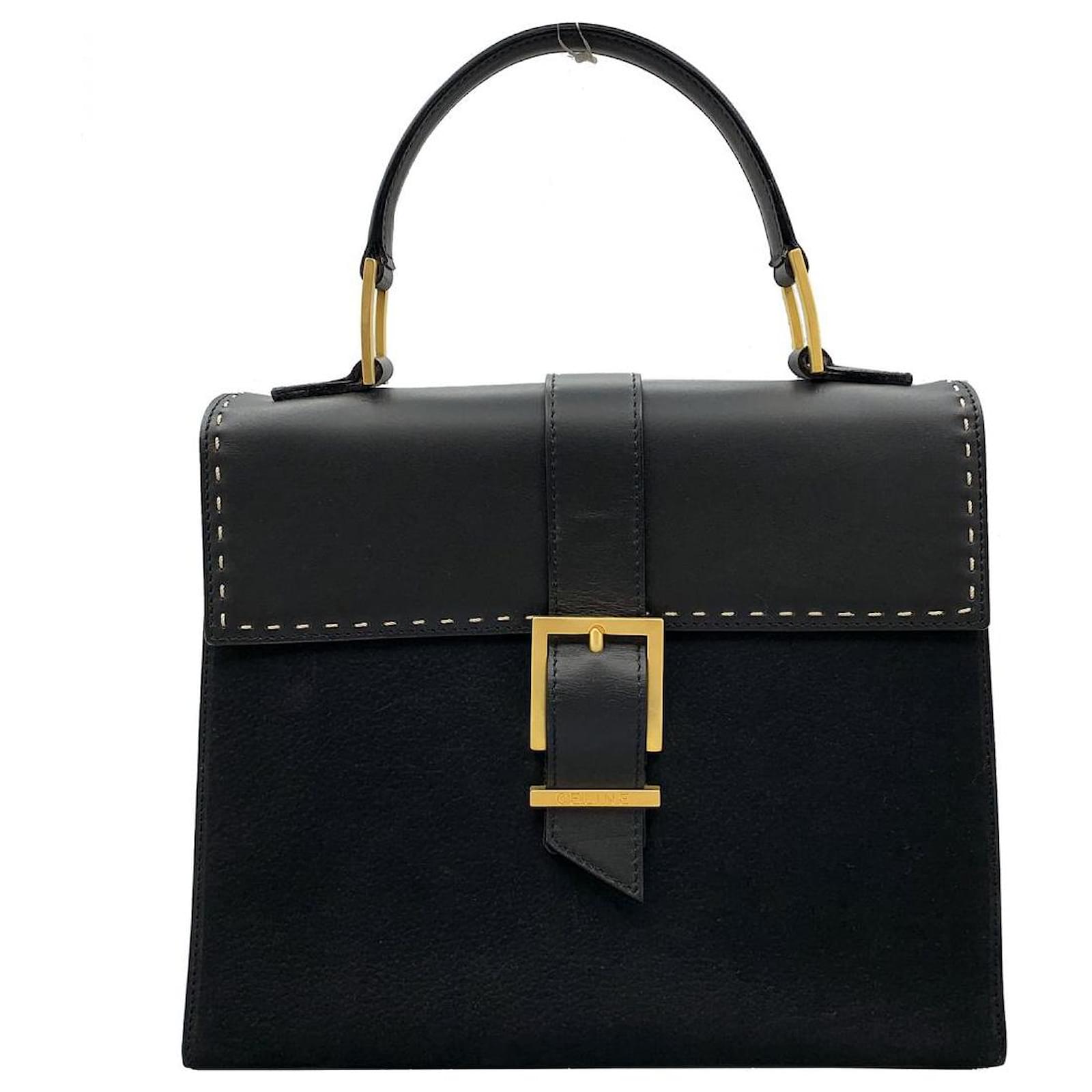 Céline Celine Black Leather ref.604559 - Joli Closet