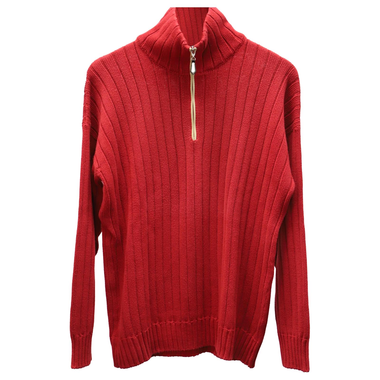 Pull Femme Brunello Cucinelli – Coton Côtelé Noir, Taille M, Neuf Avec étiquettes