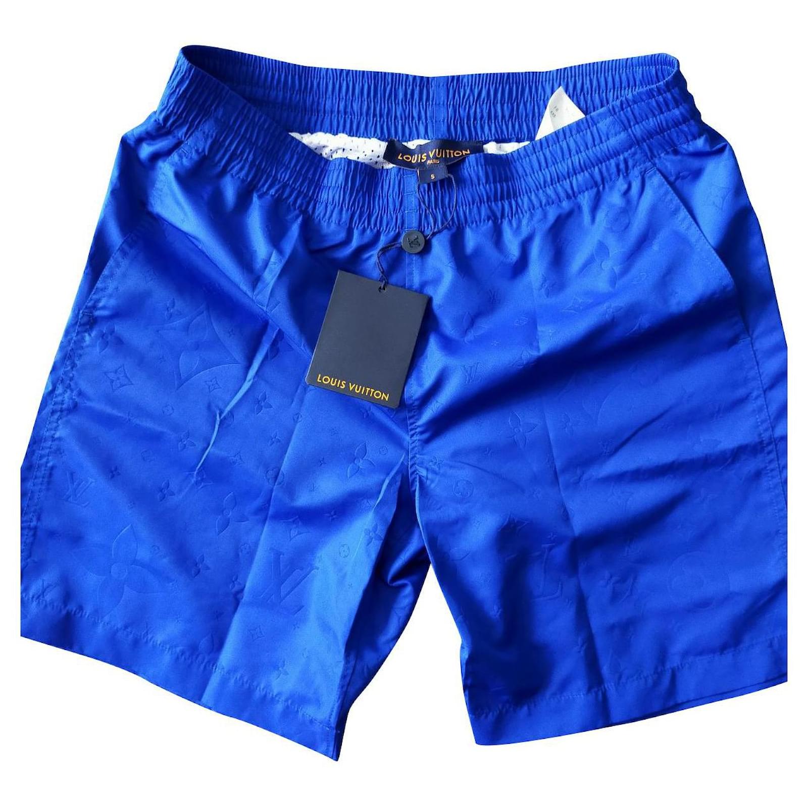 Louis Vuitton Pantaloncini da uomo Blu scuro Cotone ref.195861 - Joli Closet