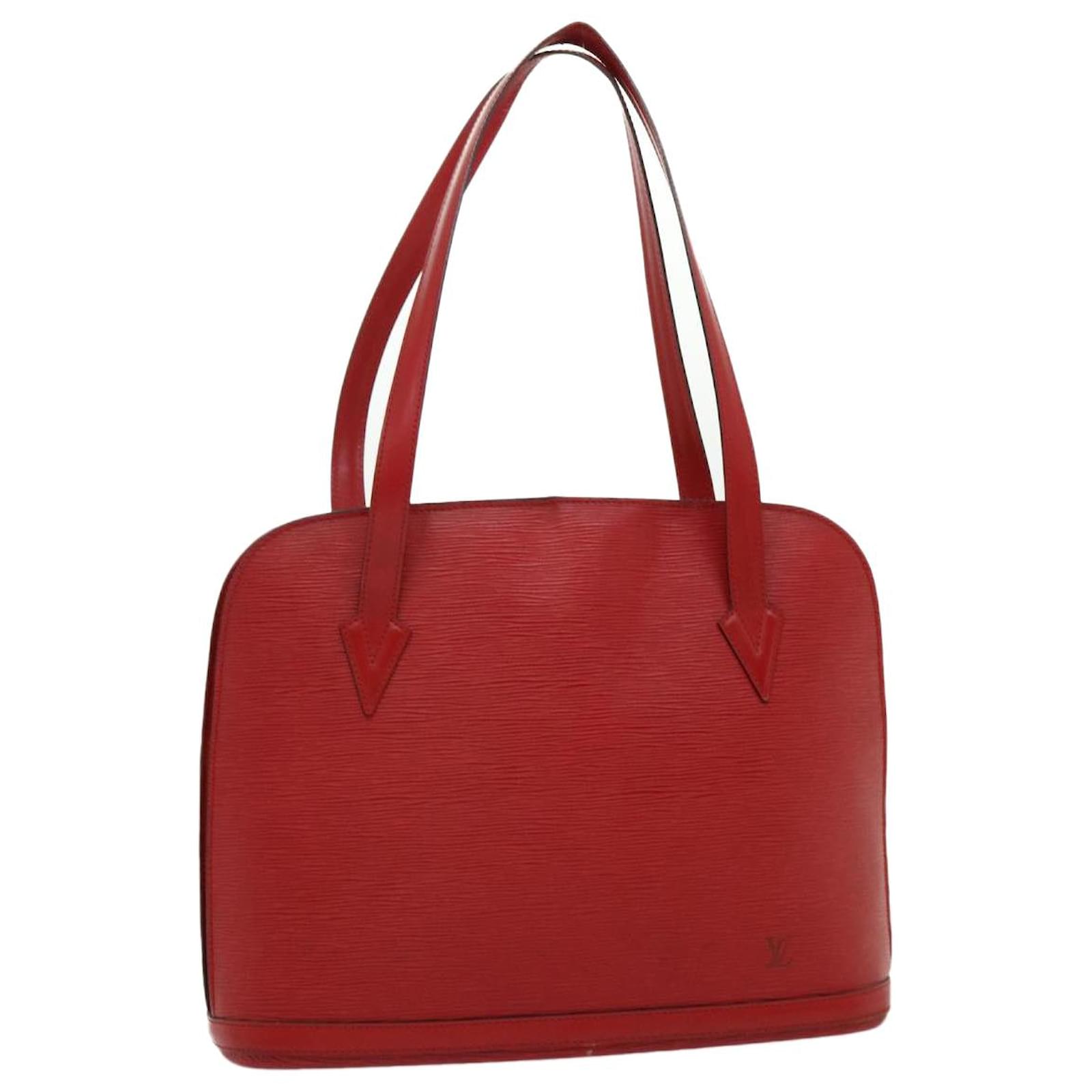 Louis Vuitton Lussac Tote Bag in Red Epi Leather - Louis Vuitton