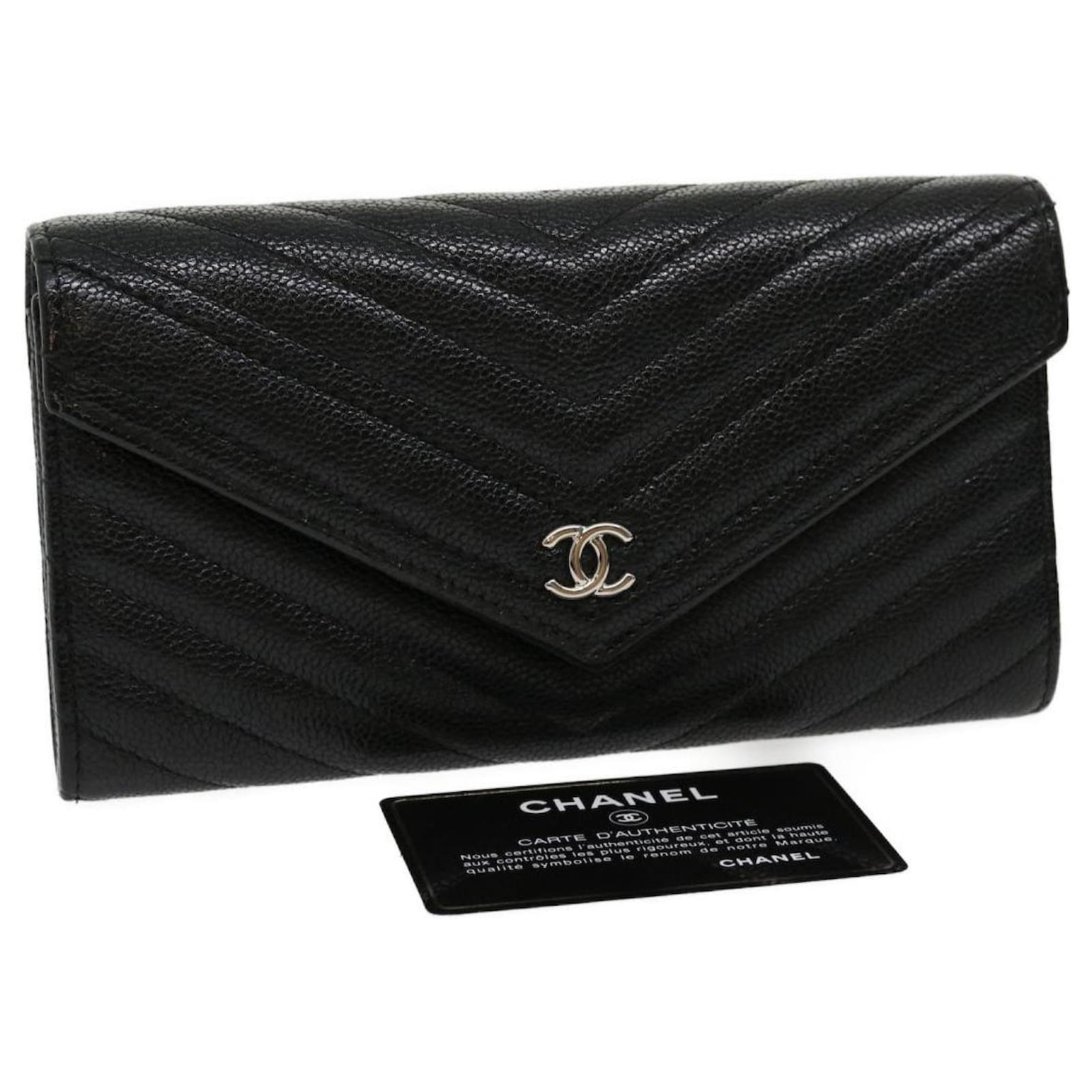 Chanel V Stitch Long Wallet