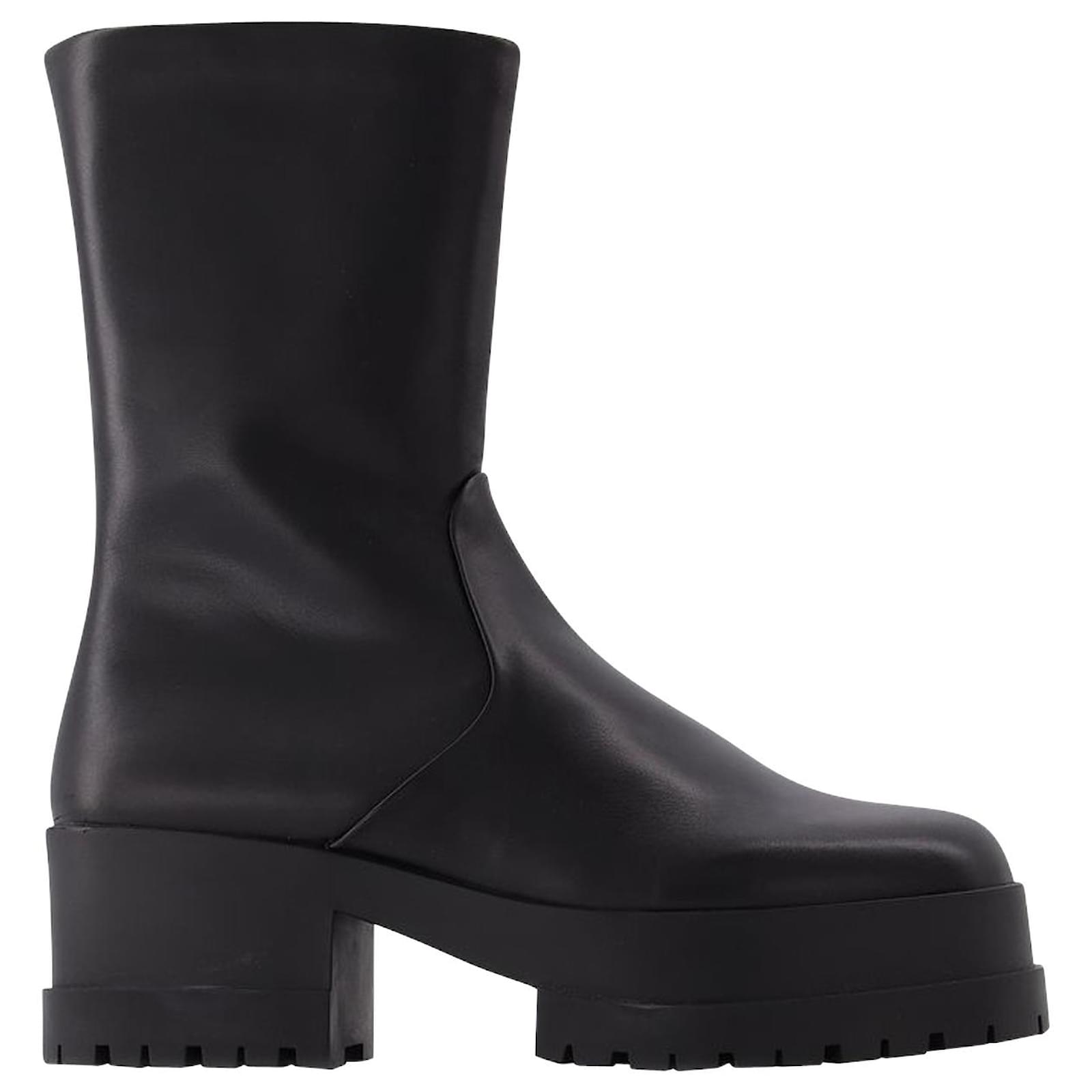 Robert Clergerie Wilmer Boots in Black Leather ref.605651 - Joli Closet