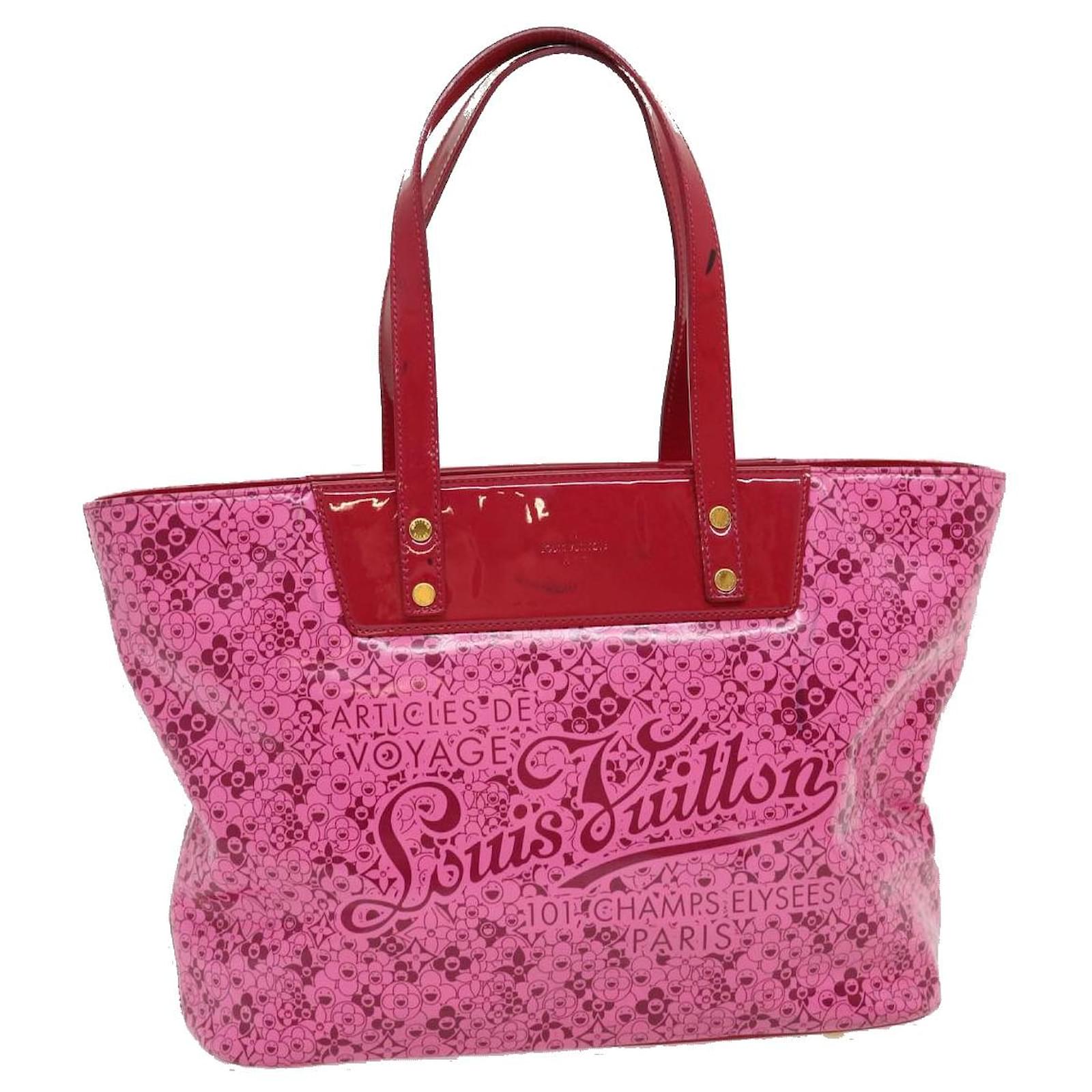 LOUIS VUITTON Cosmic Blossom PM Tote Bag Pink M93160 LV Auth