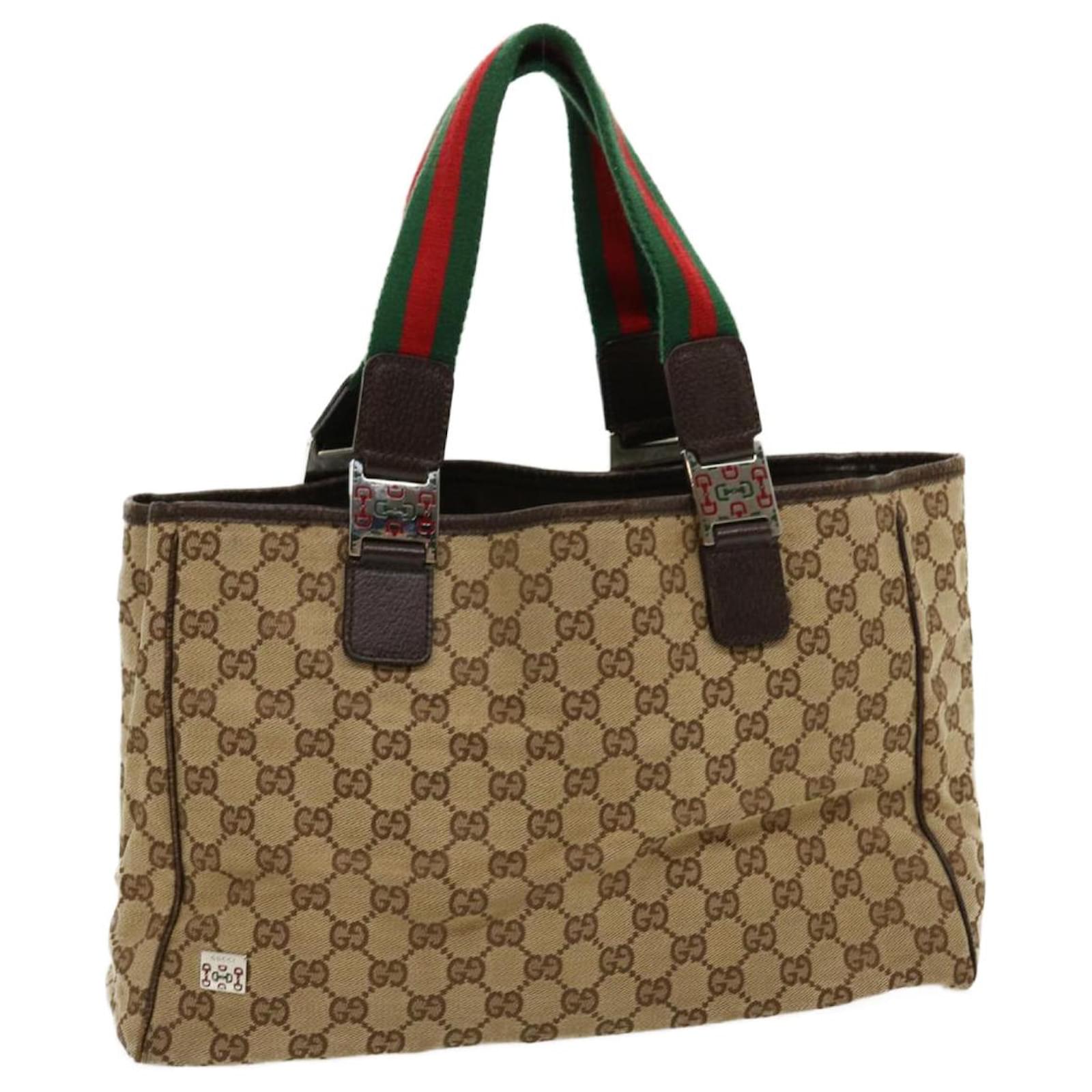 Gucci GG red green monogram Tote high quality bag