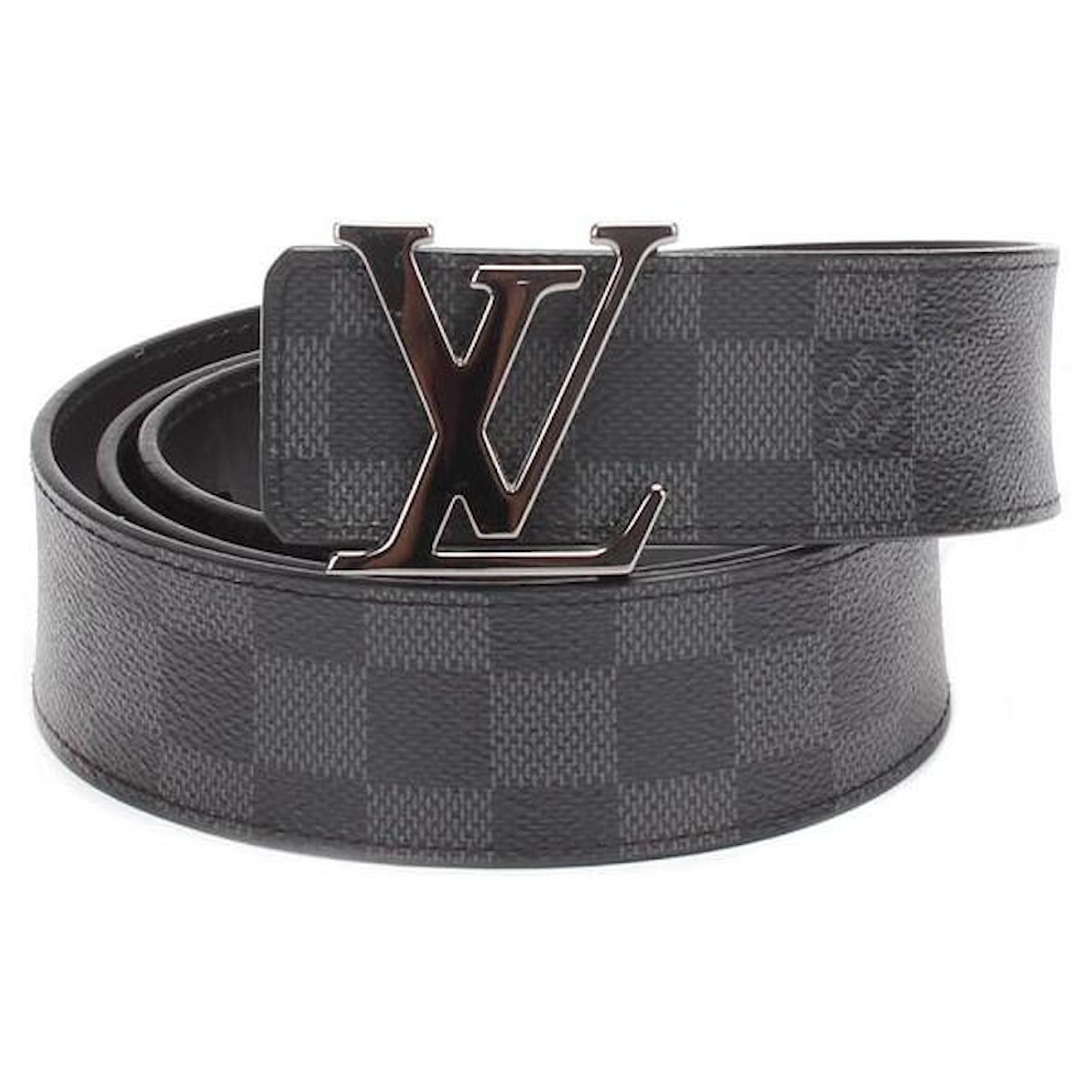 black checkered louis vuitton belt