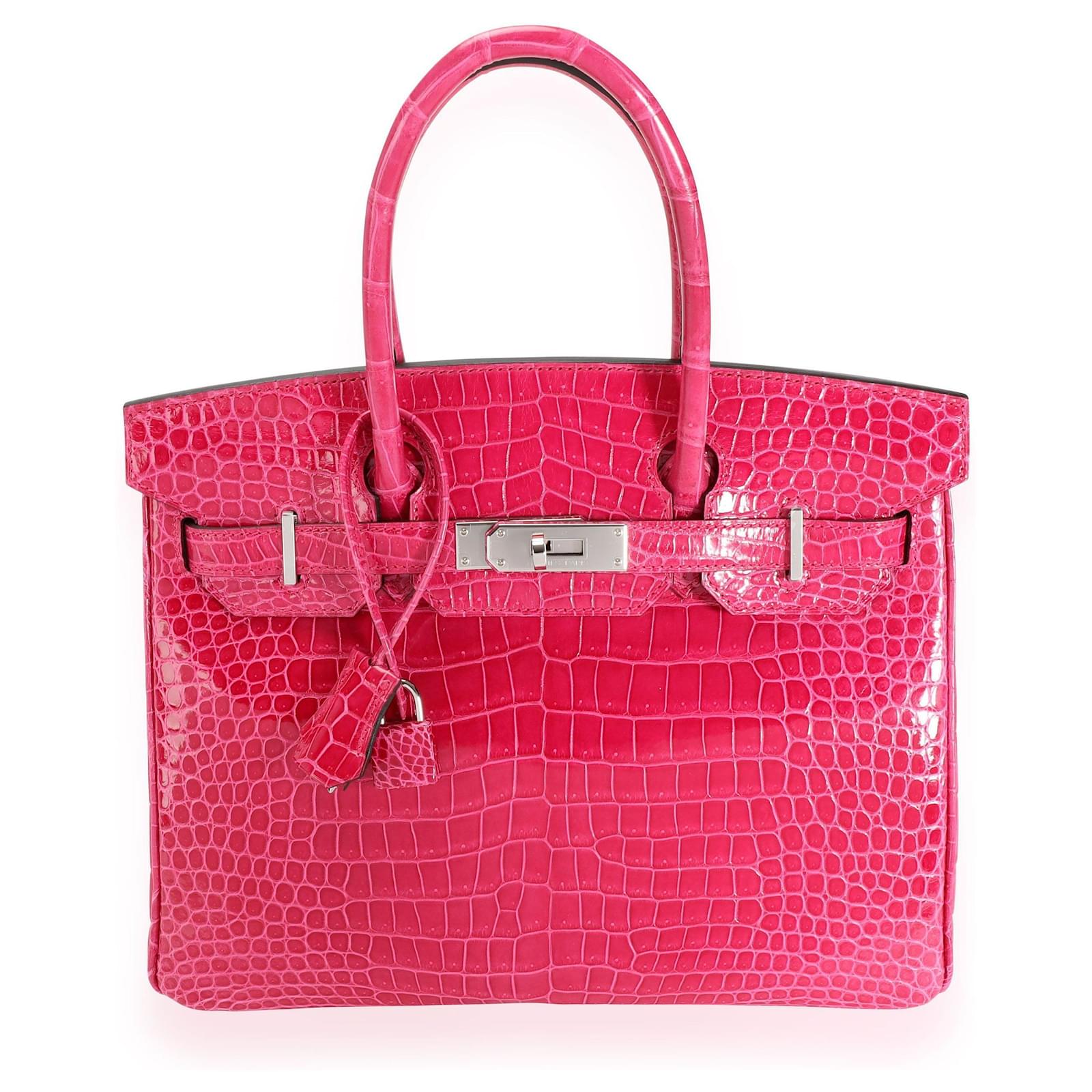 Hermes Birkin 30 Porosus Crocodile Croco Bag Handbag New