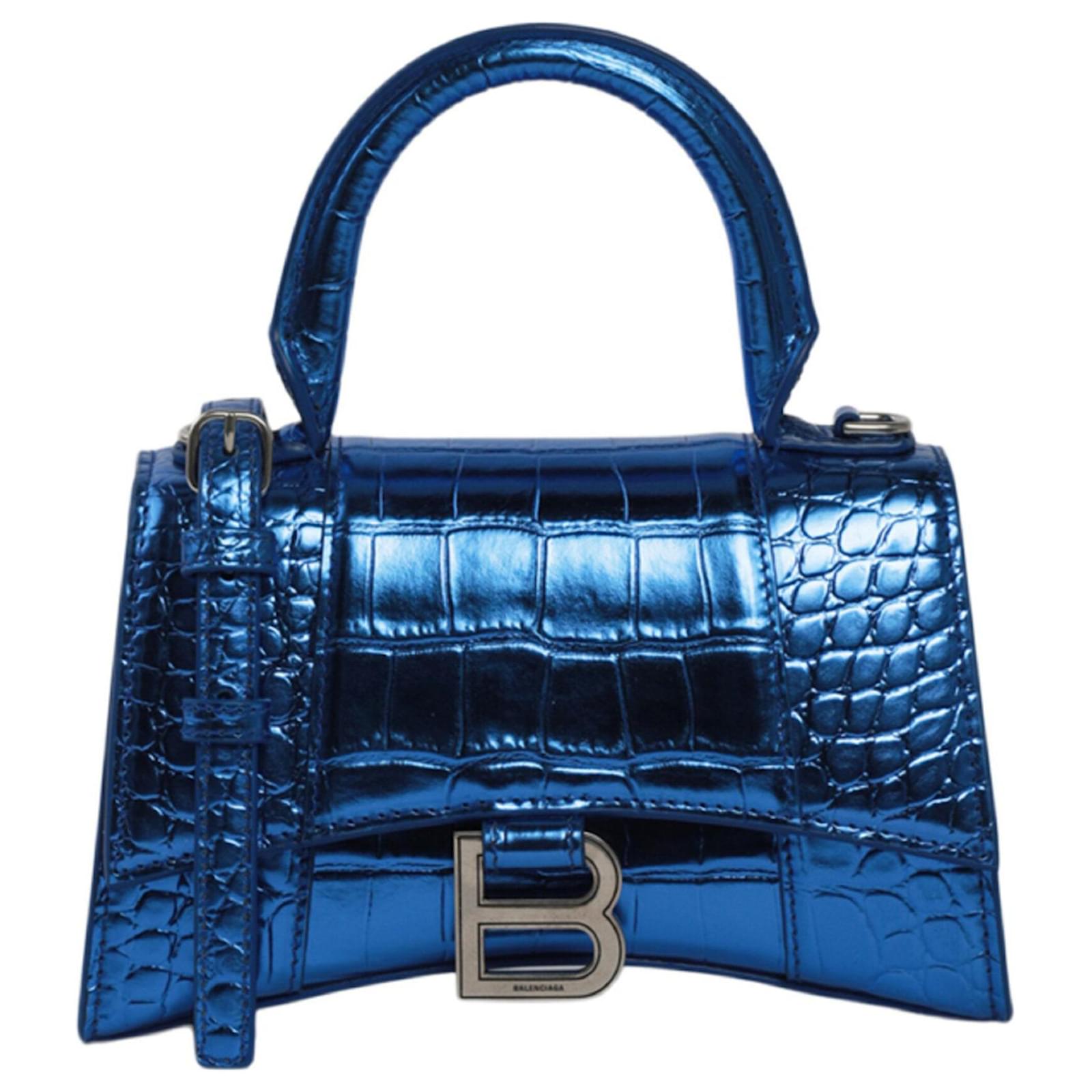 Balenciaga Hourglass XS Leather Top-Handle Bag