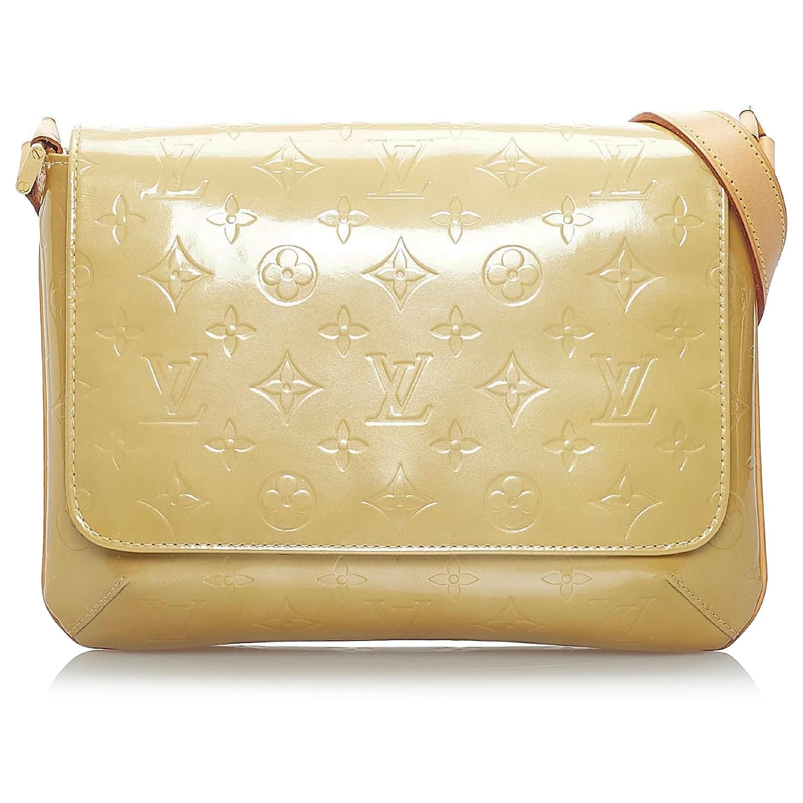 Louis Vuitton Beige Monogram Vernis Thompson Street Bag