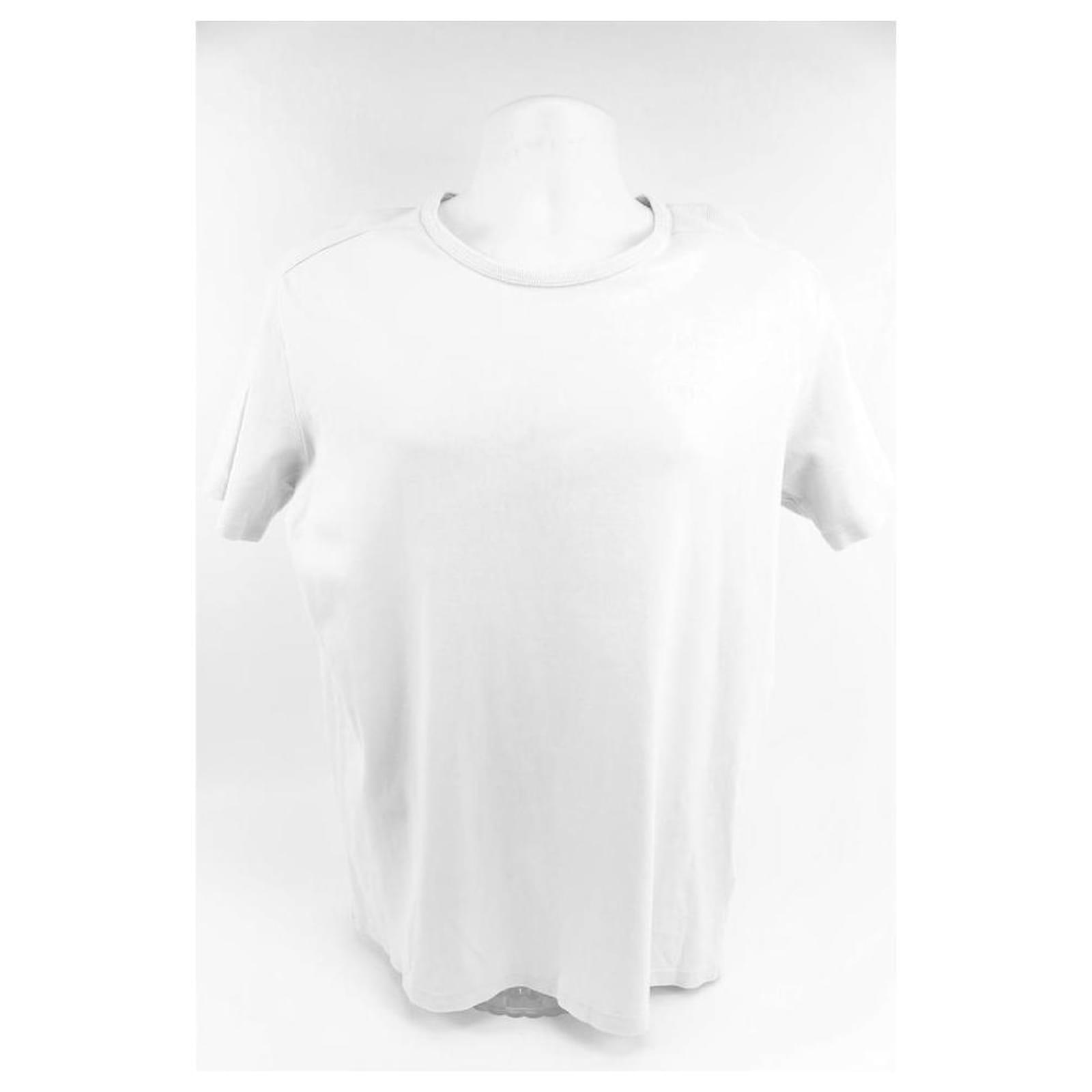 Louis Vuitton Men's Medium White Wardrobe Jersey Sleeve T-Shirt ref.609073  - Joli Closet