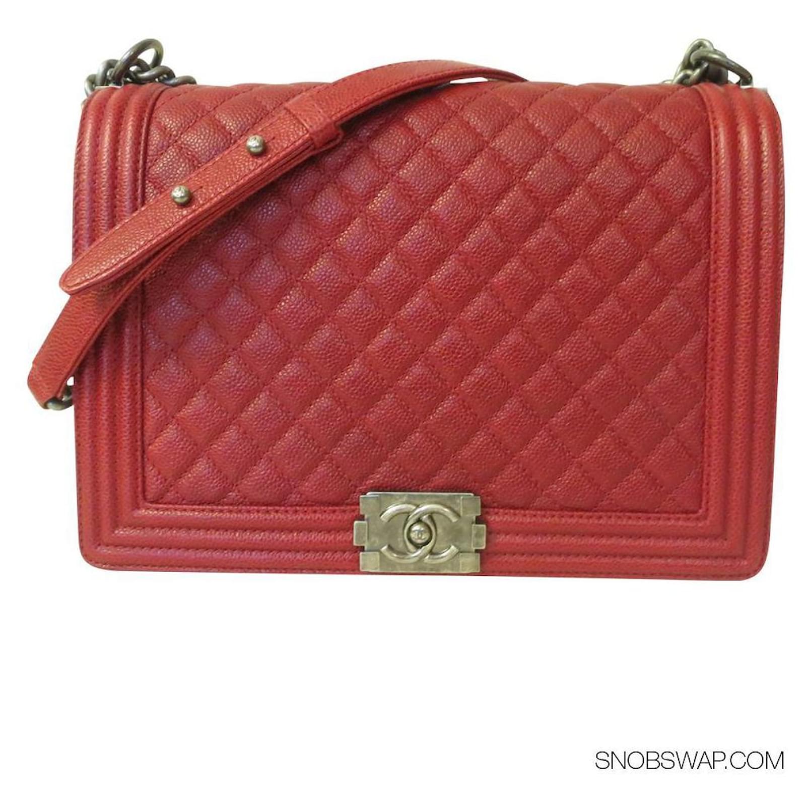 Chanel Medium Original Clasp Boy Bag  Neutrals Shoulder Bags Handbags   CHA837054  The RealReal