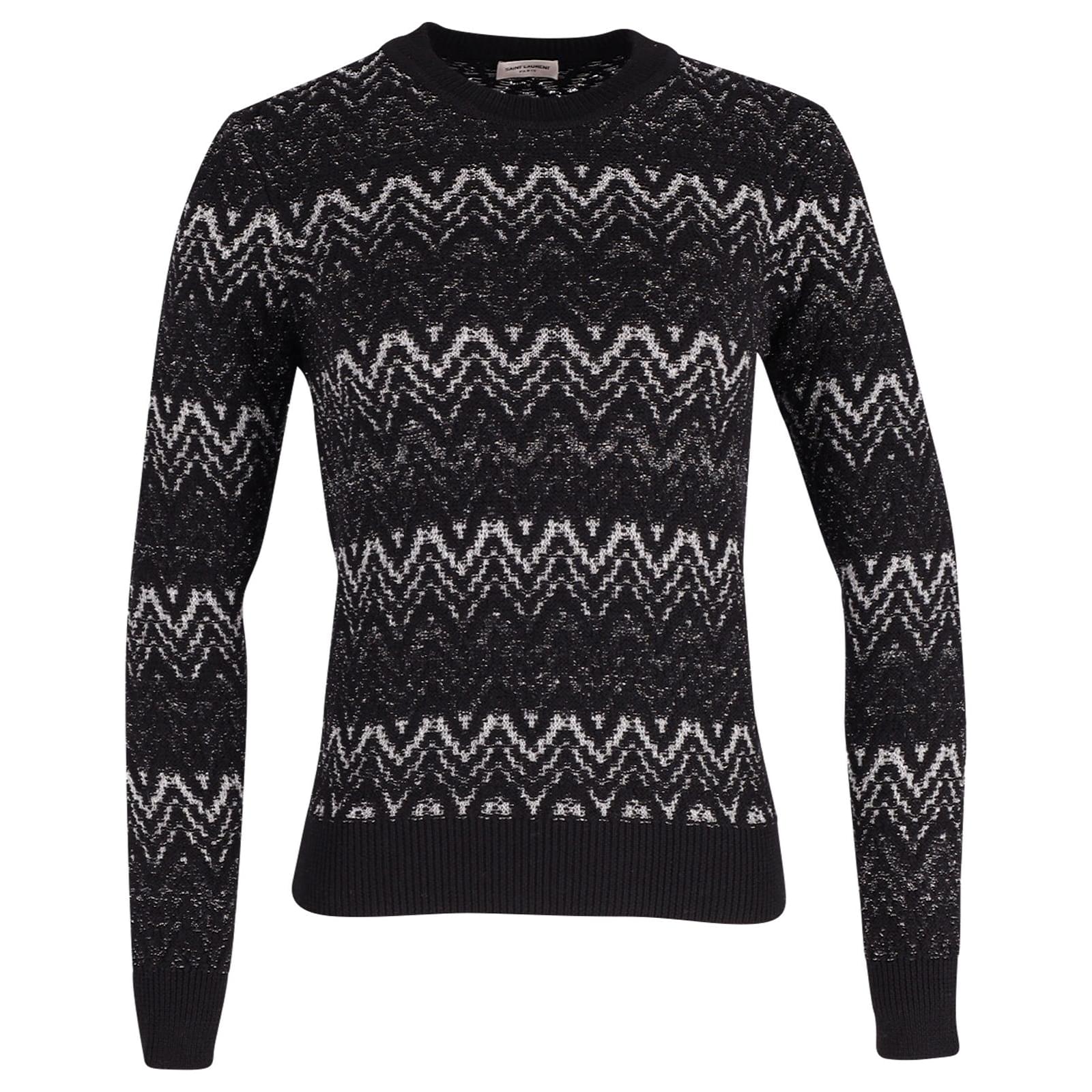 Pull GUESS Los Angeles Femme - Laine Lurex Gris - Taille S - Occasion Très Bon état