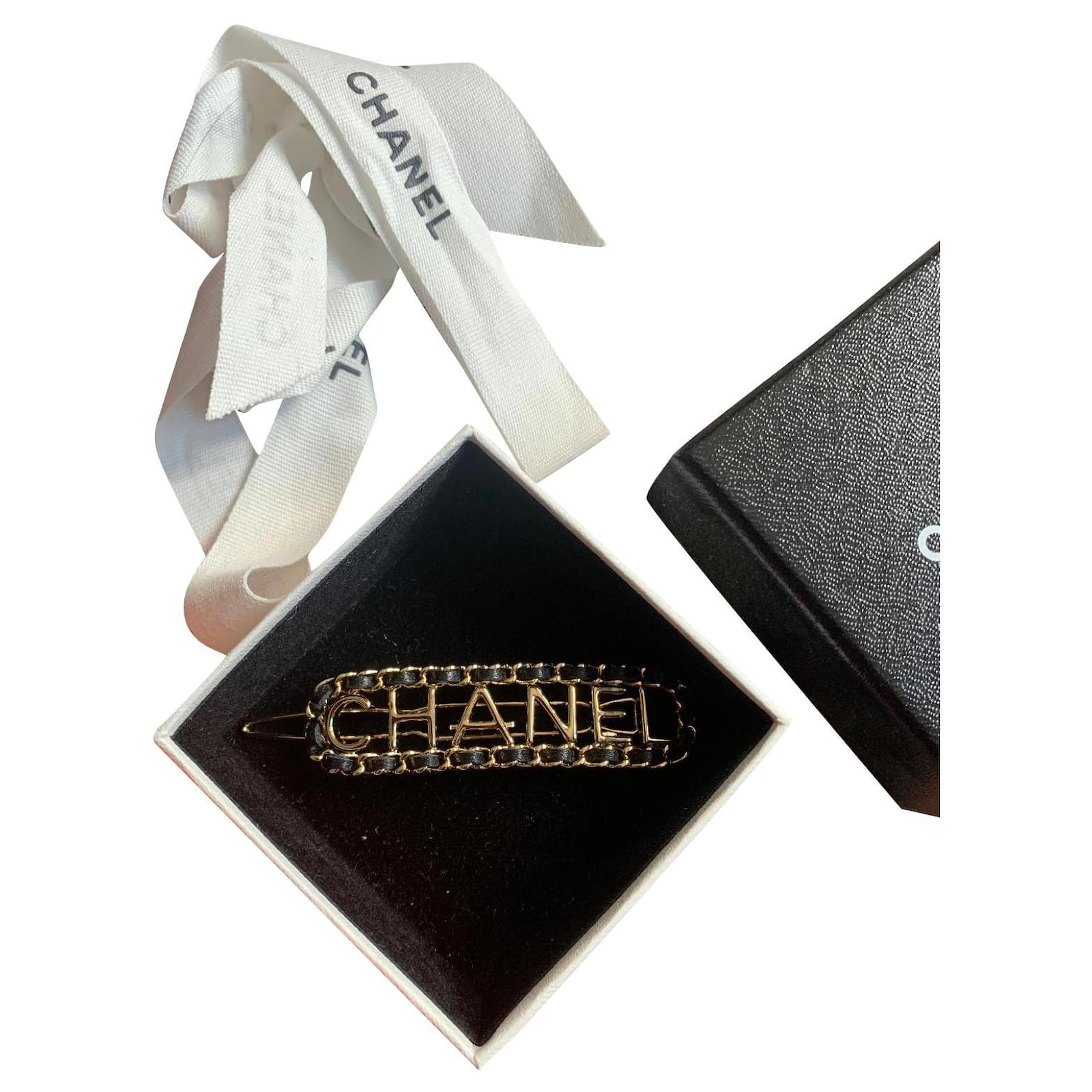 Chanel Hair accessories Gold hardware Steel ref.610799 Joli Closet