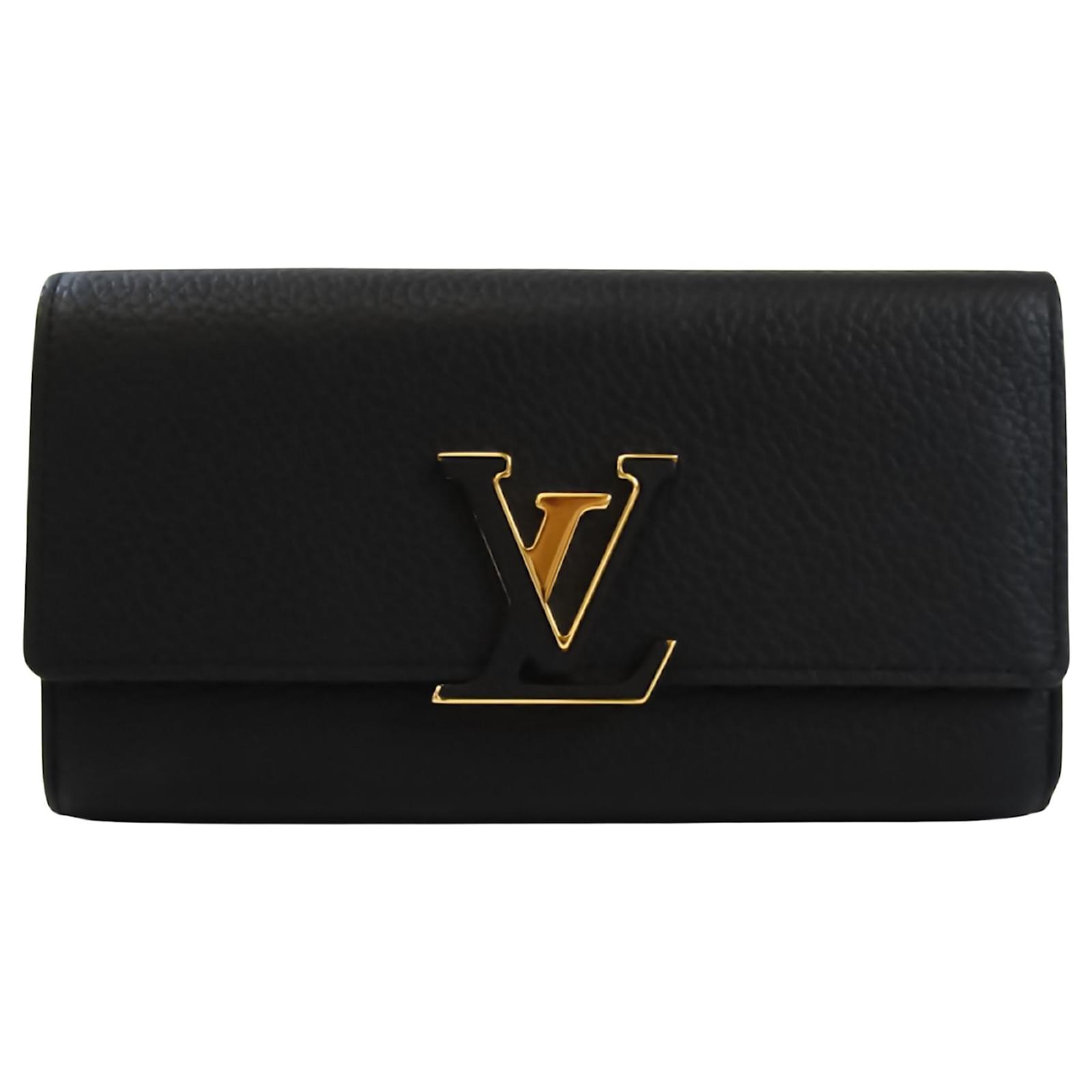 Louis Vuitton Capucines Black Leather ref.610814 - Joli Closet
