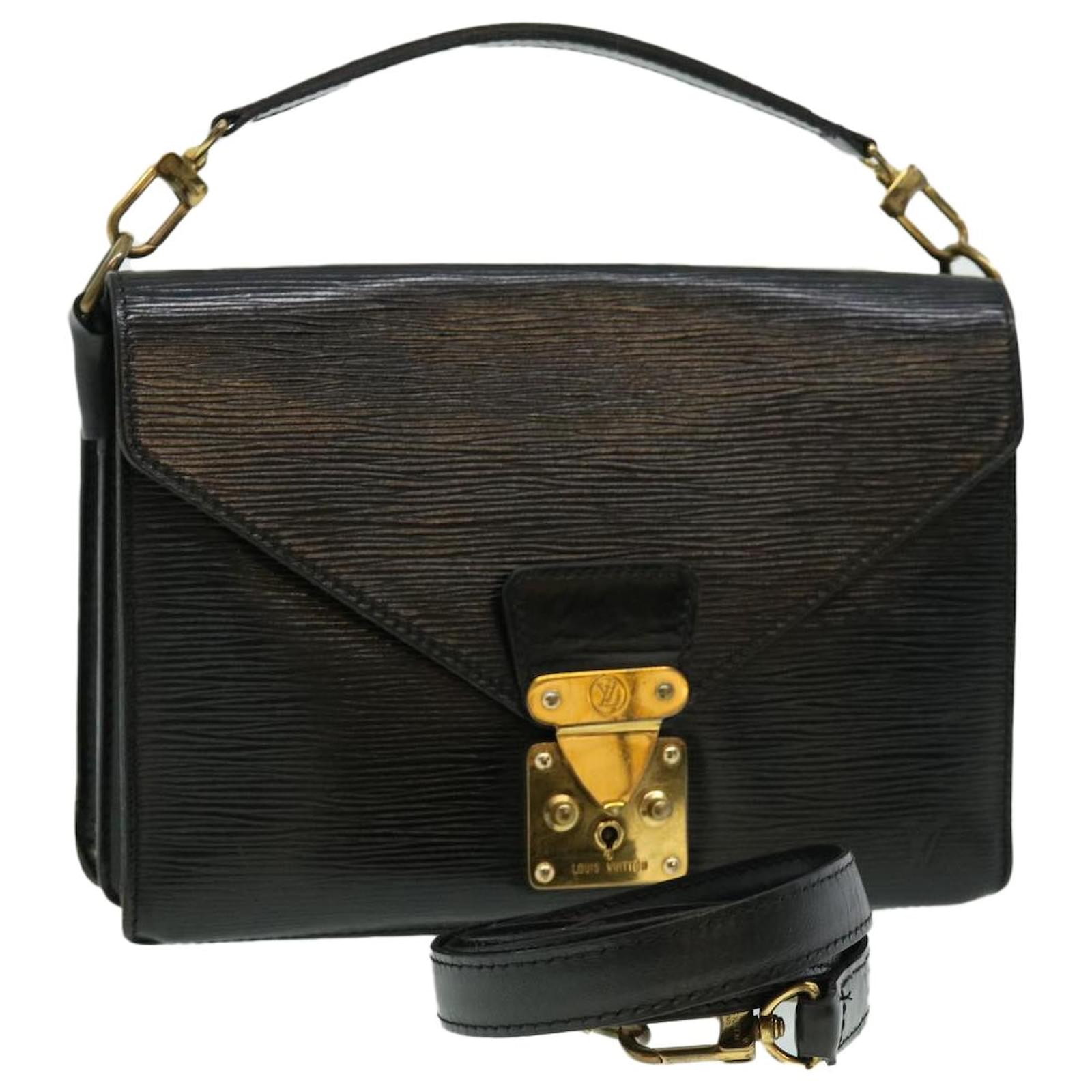 LOUIS VUITTON Epi Biface Clutch Bag 2Way Shoulder Bag Black M52322 Auth  bs1543 Leather ref.610970 - Joli Closet