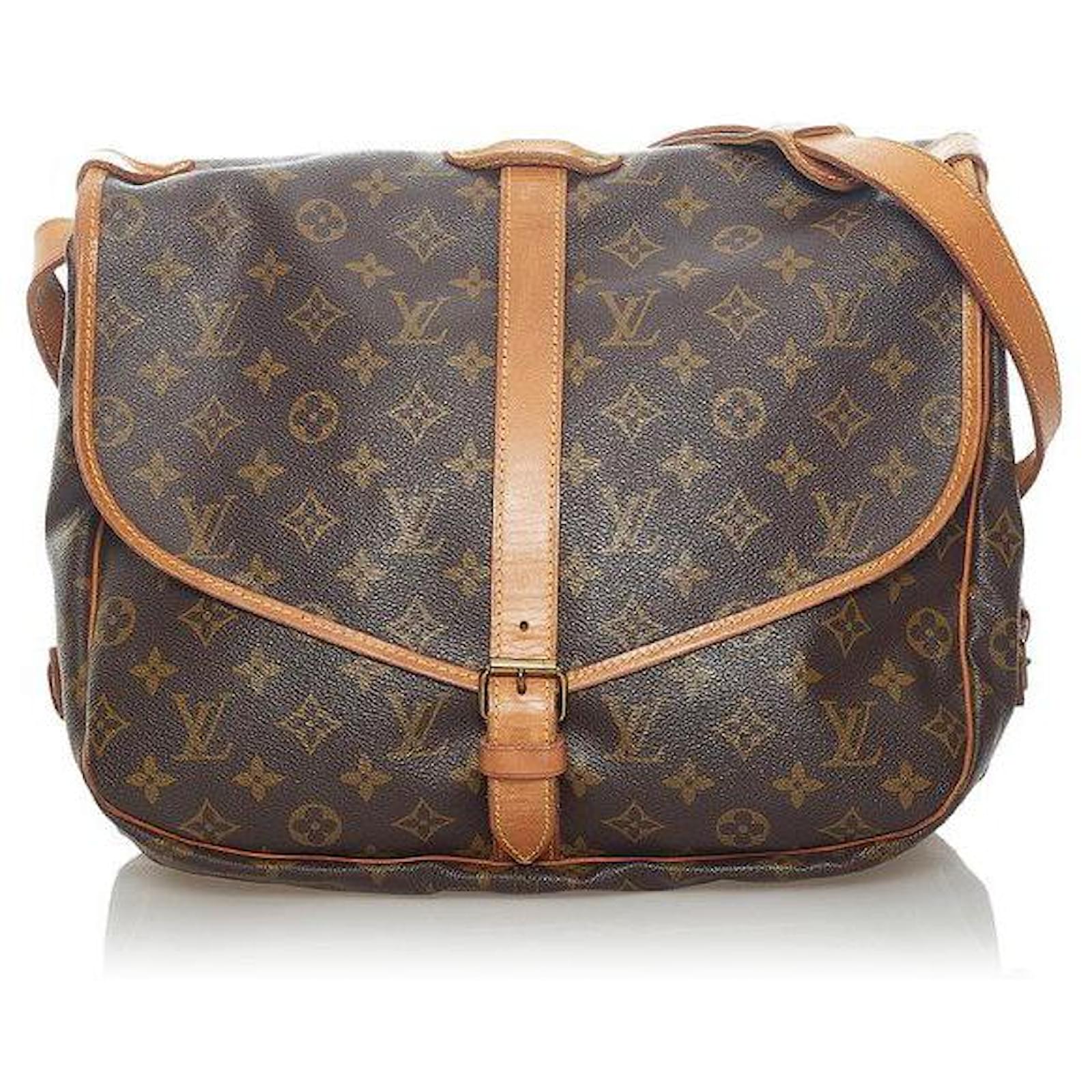 Louis Vuitton Saumur 35 Monogram Canvas Shoulde