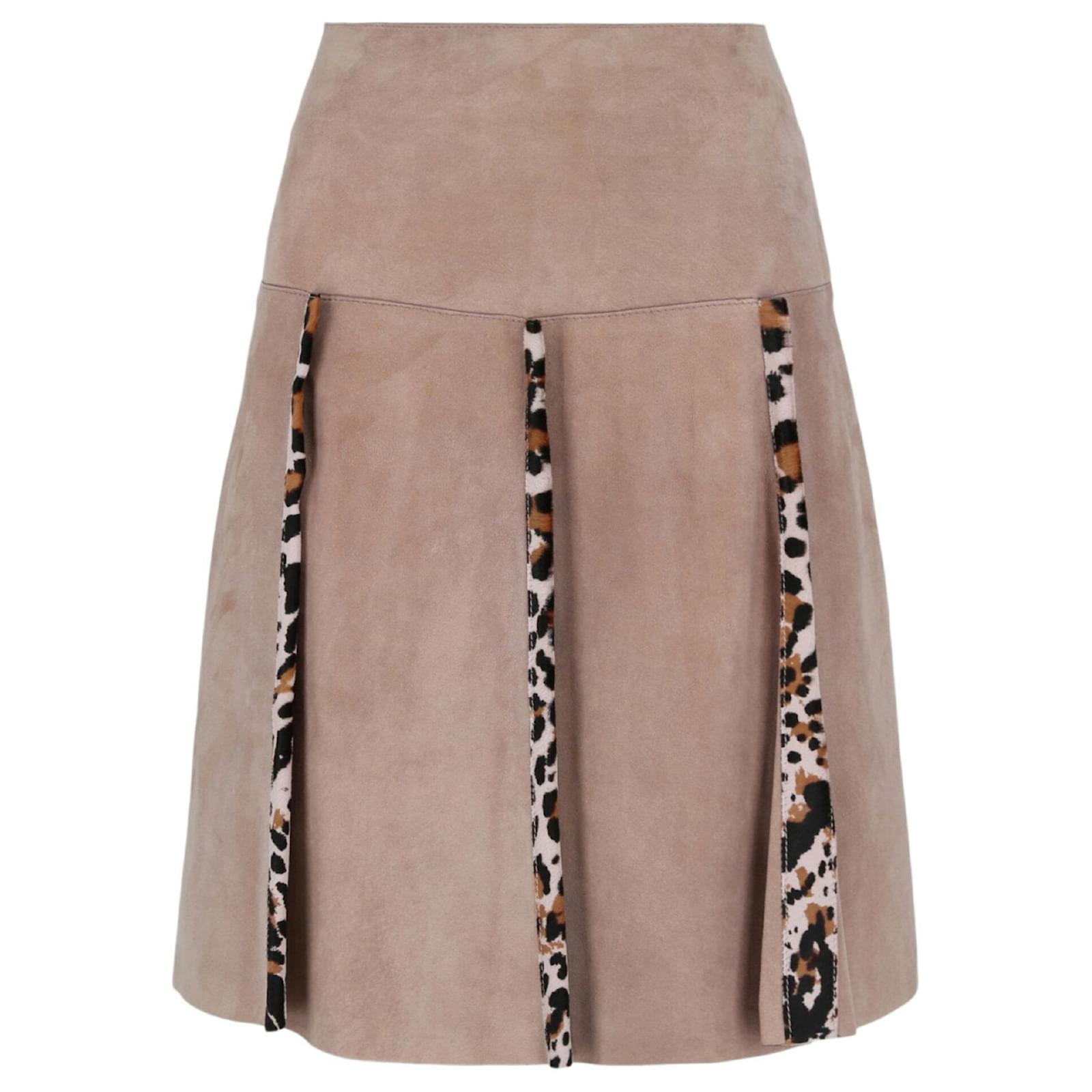 Jupe,Mini Jupe Plissée en Mousseline de Soie pour Femme, Tenue d'Été