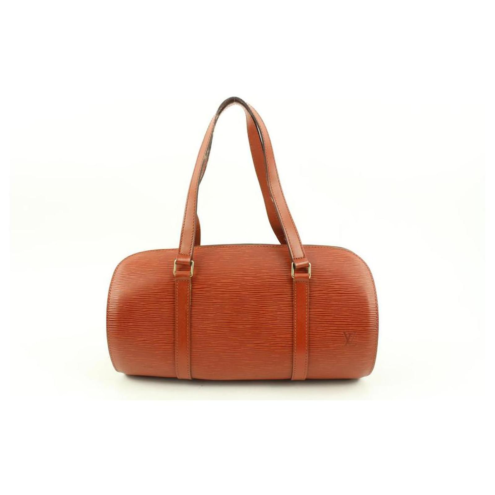Louis Vuitton Brown Epi Leather Soufflot Shoulder Bag Papillon