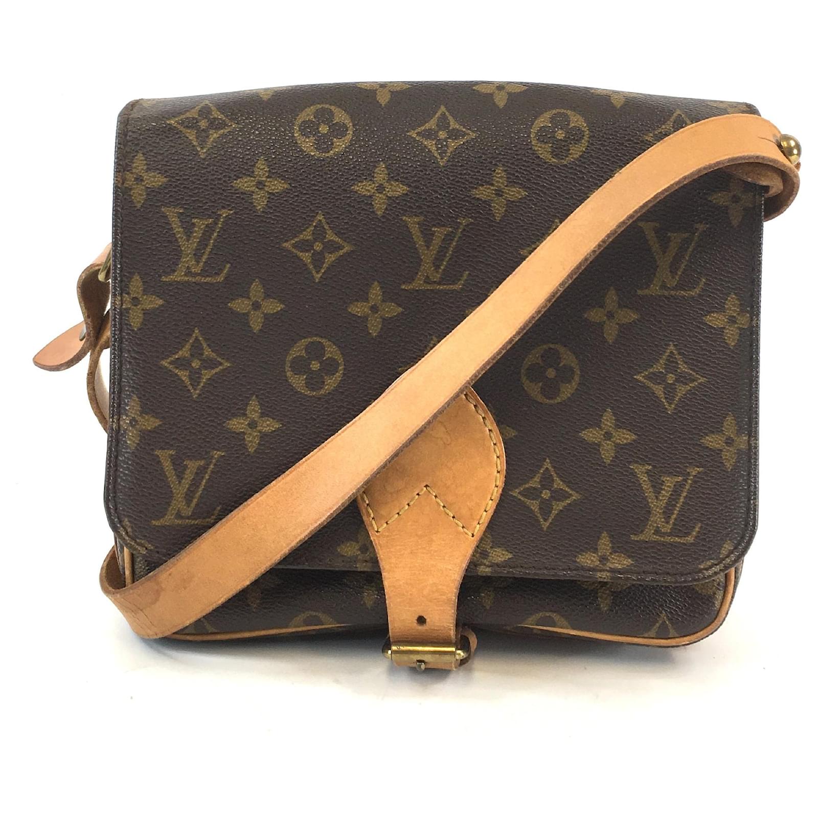 Louis Vuitton Cartouchiere Canvas Shoulder Bag (pre-owned) in