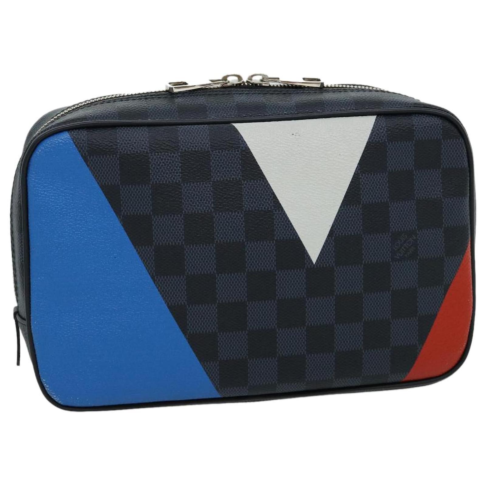 Louis Vuitton Washbag Damier Cobalt Canvas