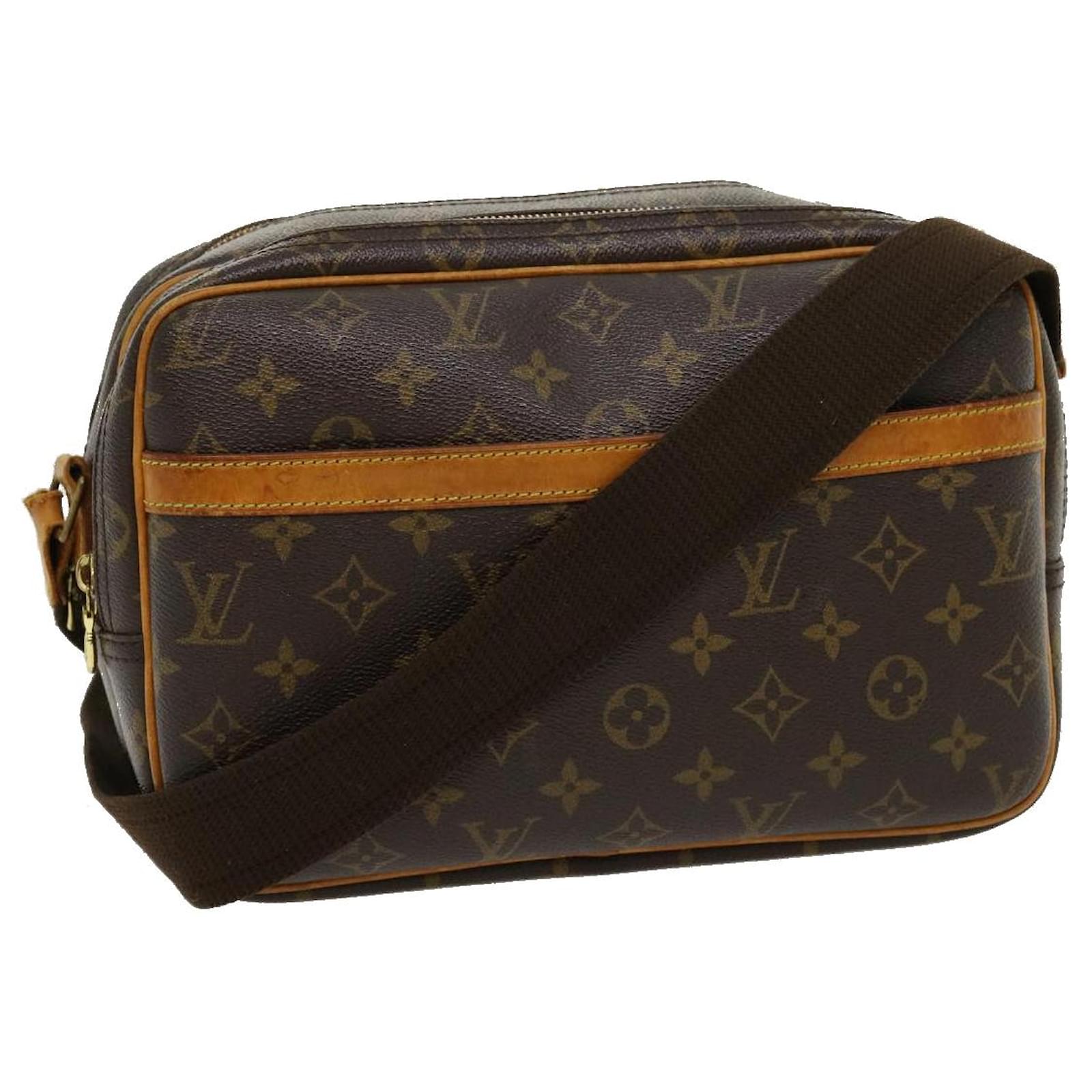 Louis-Vuitton Monogram Reporter PM Shoulder Bag