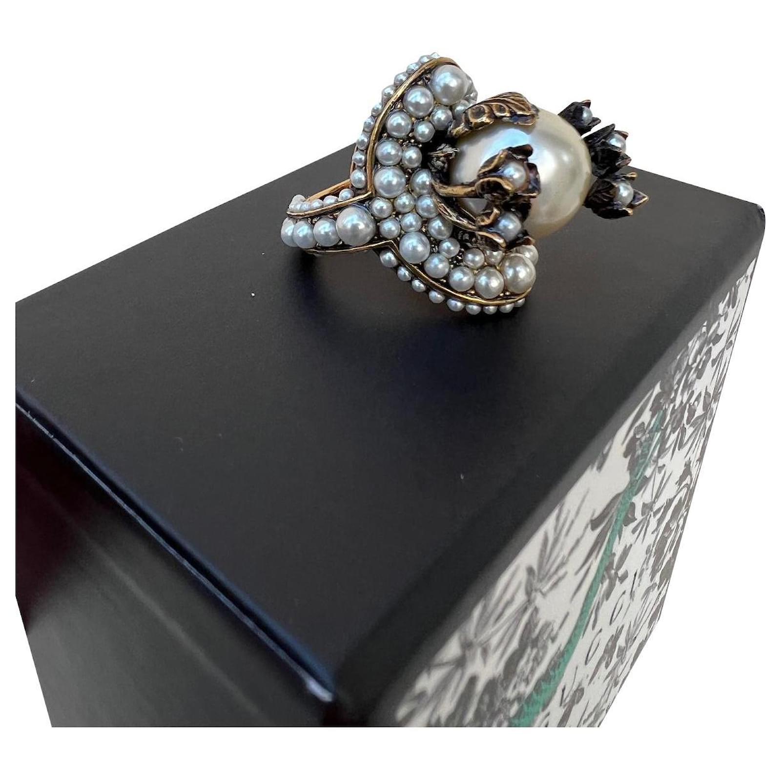 Bague Dior Bleu Dior Oblique Métal Argenté ref.394173 - Joli Closet
