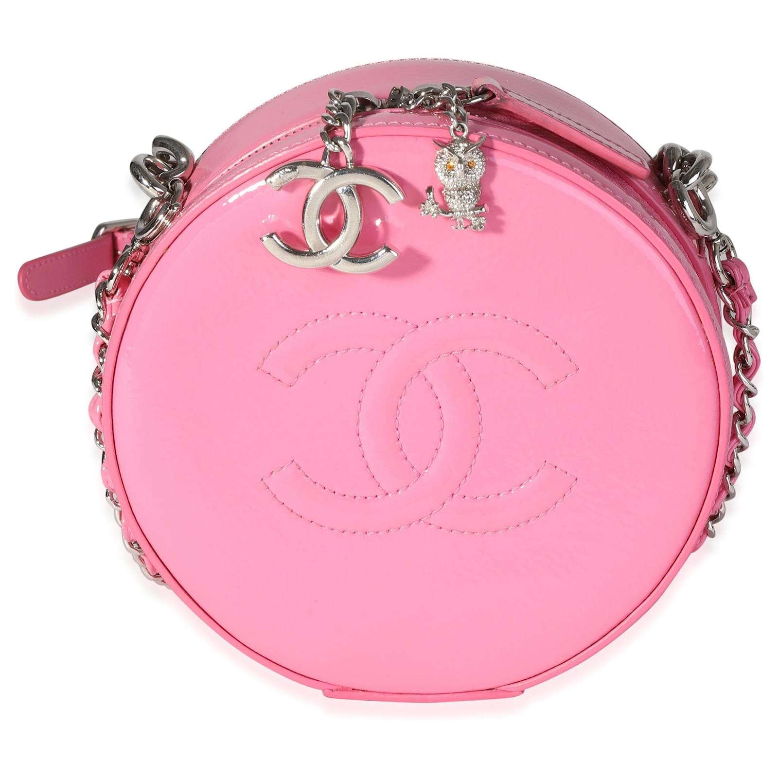 Chanel Pink Patent Leather Round As Earth Crossbody, myGemma