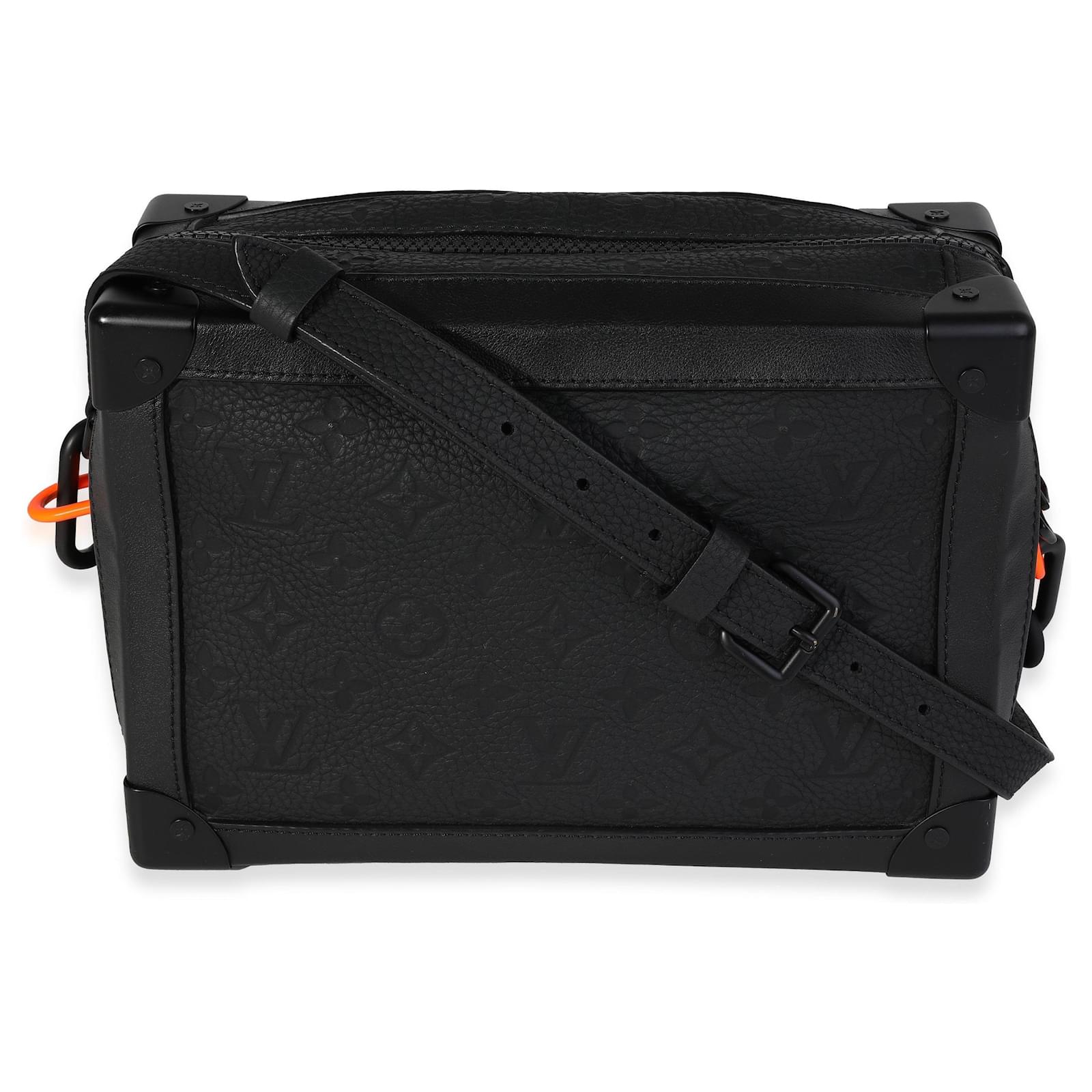 Louis Vuitton Black Monogram Taurillon Soft Trunk Backpack