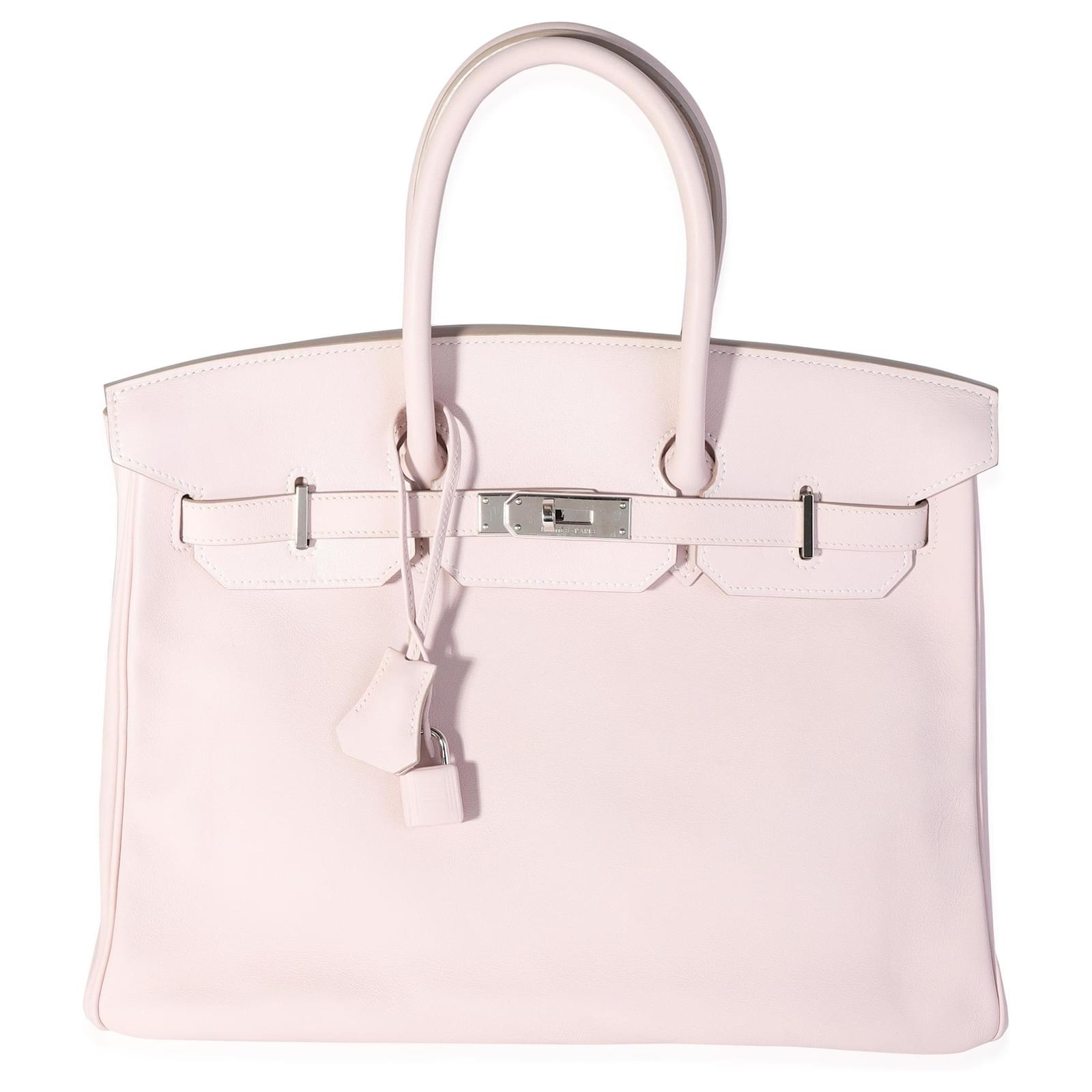 Hermès Hermes Rose Dragee Swift Birkin 35 PHW Pink ref.614188 - Joli Closet
