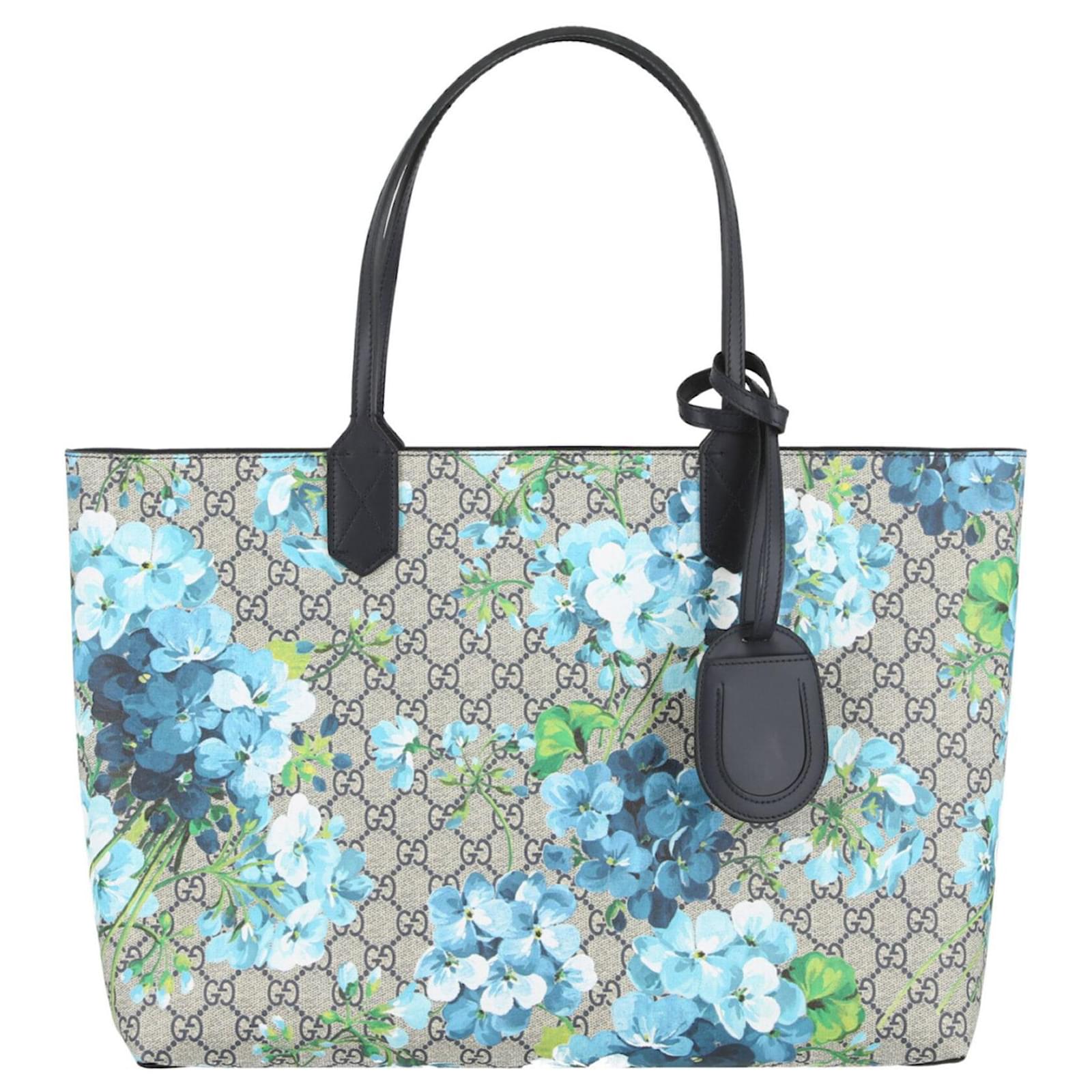 Gucci floral outlet reversible tote