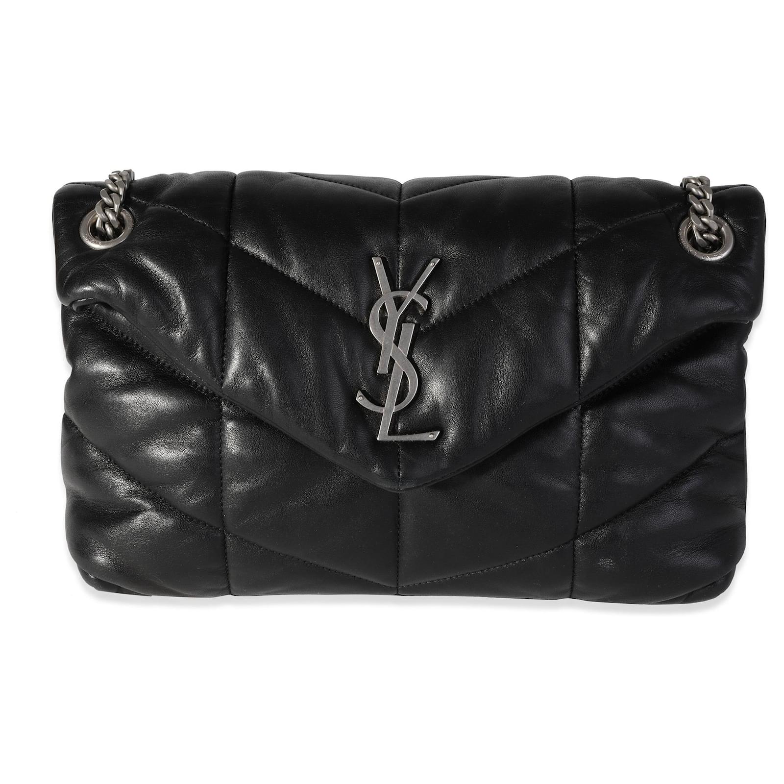 Saint Laurent Small Loulou Leather Puffer Bag
