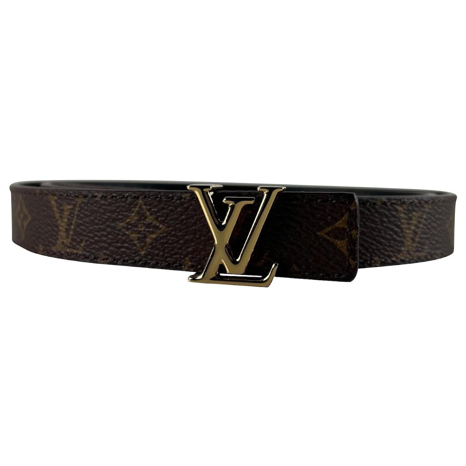 Louis Vuitton LV Iconic Belt 20mm Reversible Brown Cloth ref.615488 - Joli  Closet