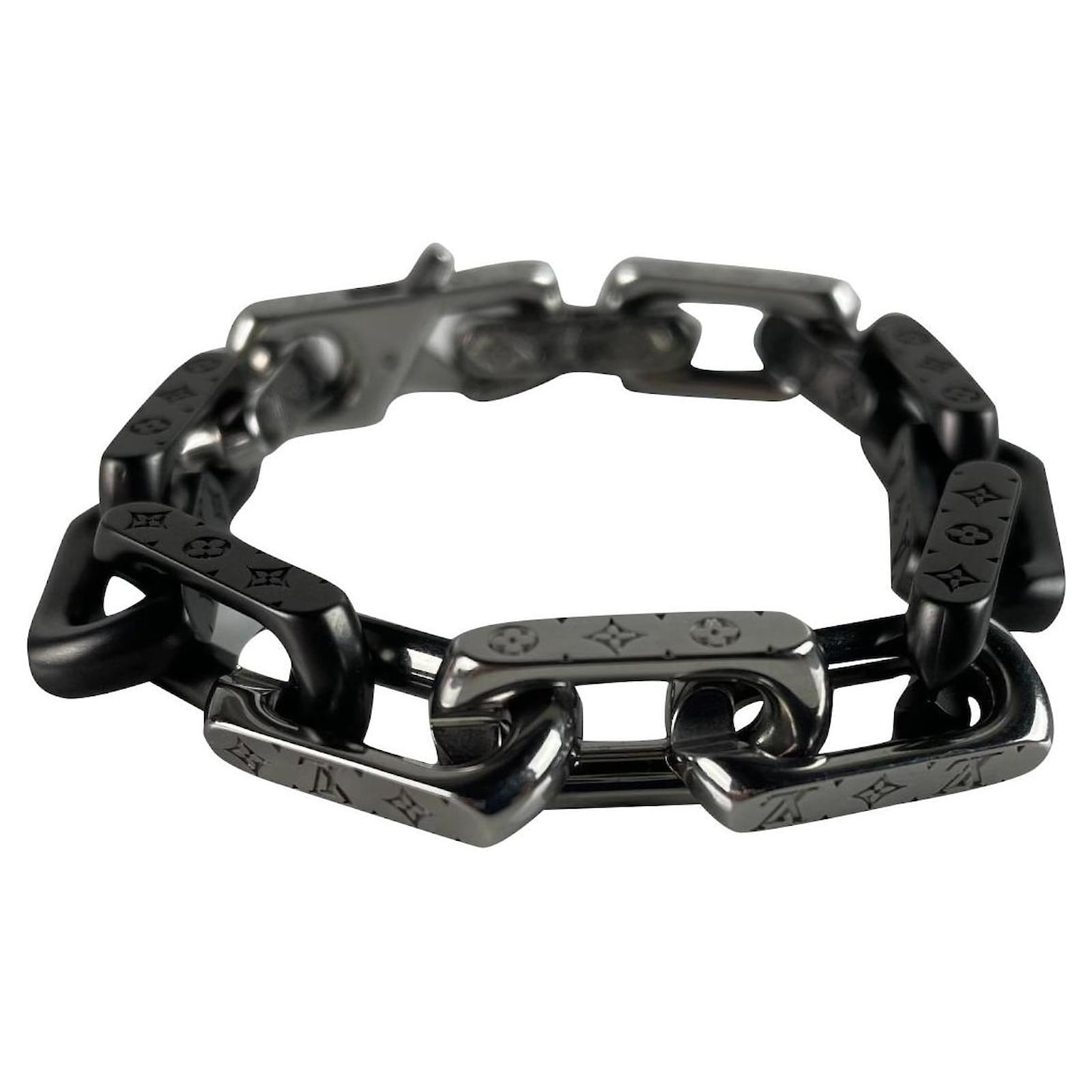 lv monogram chain bracelet