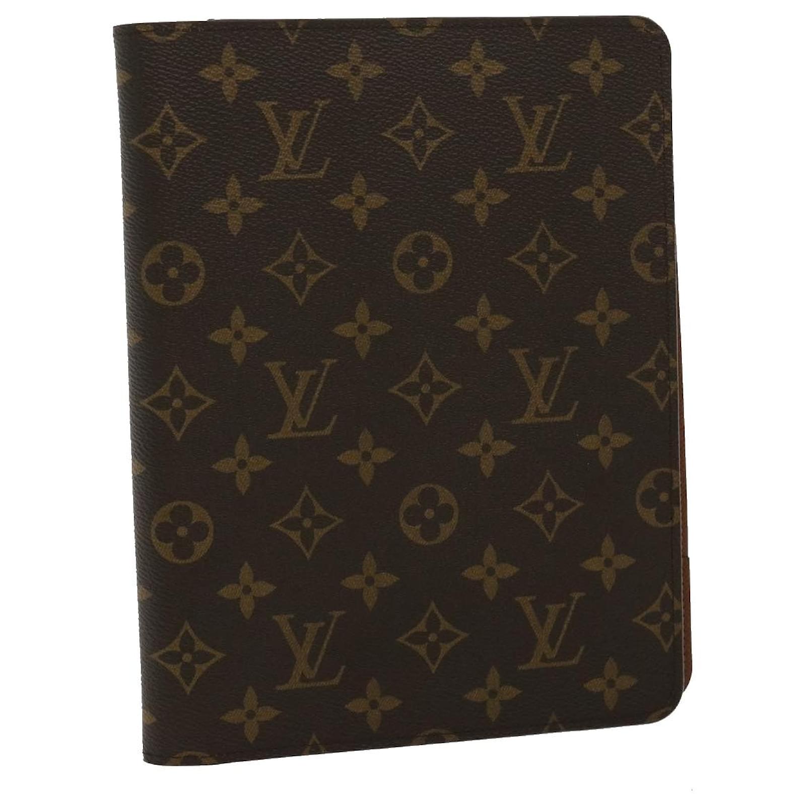 Shop Louis Vuitton MONOGRAM Desk Agenda Cover (R20100) by