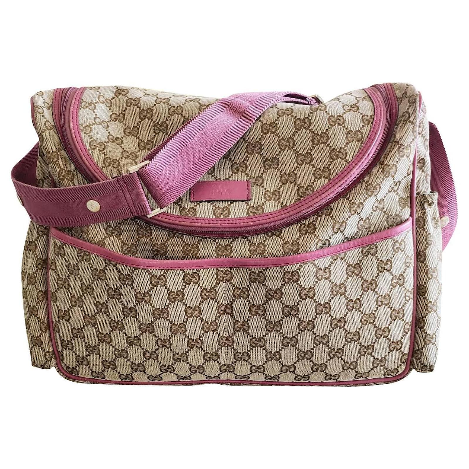 Pennenvriend Identificeren Overvloedig Gucci Changing bag Brown Cloth ref.616356 - Joli Closet