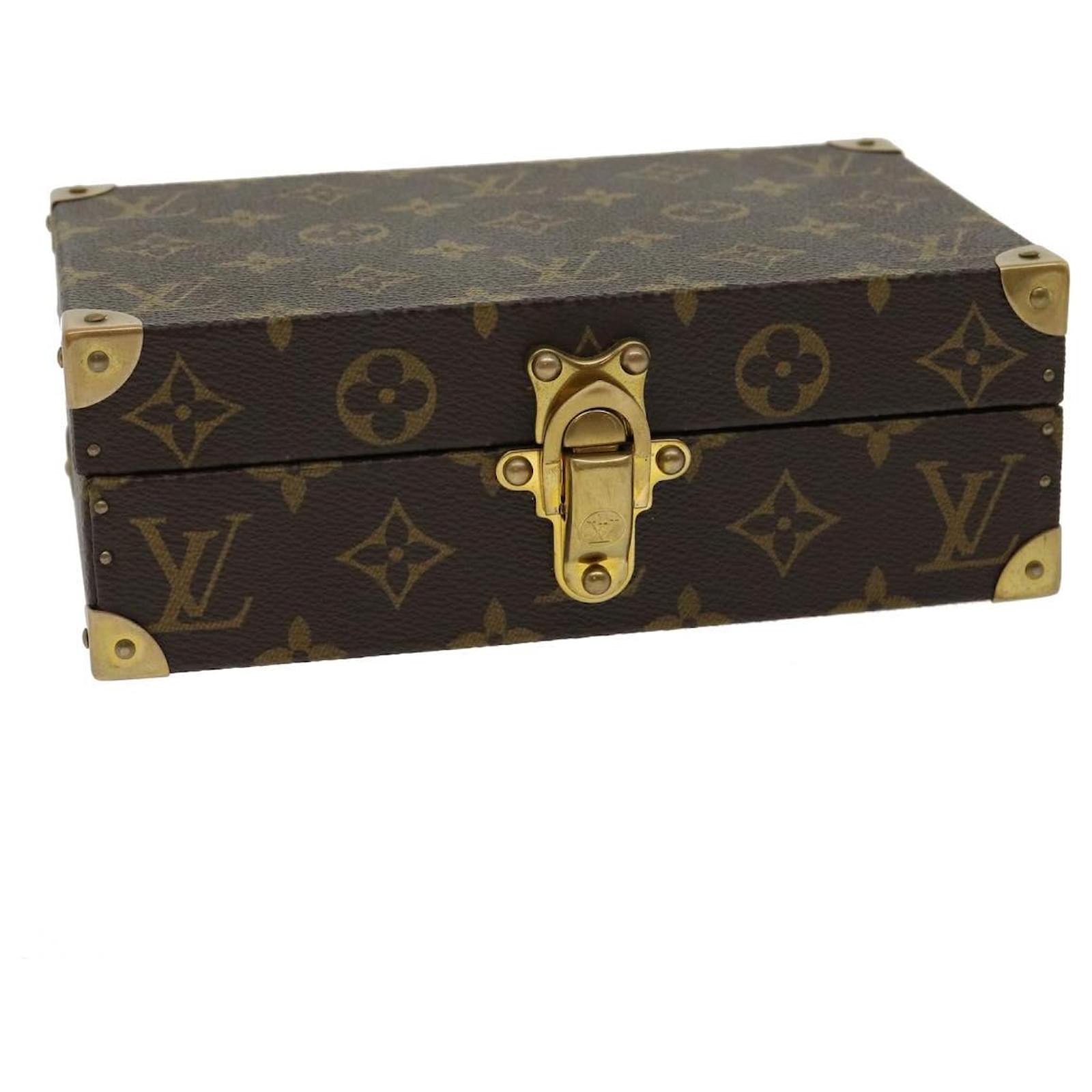 Louis Vuitton NEW Monogram Men's Women's Jewelry Watch Vanity Travel Trunk  Case