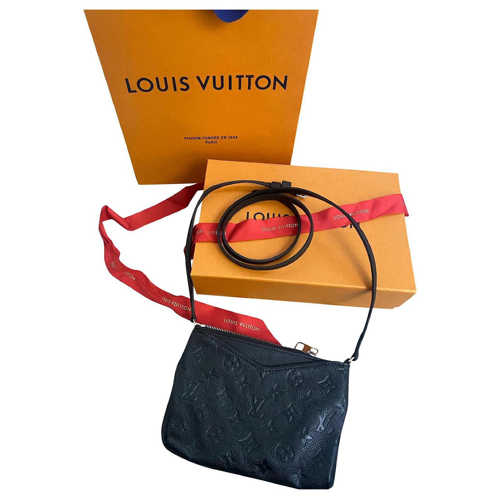 Louis Vuitton pallas empreinte Black Leather ref.616629 - Joli Closet